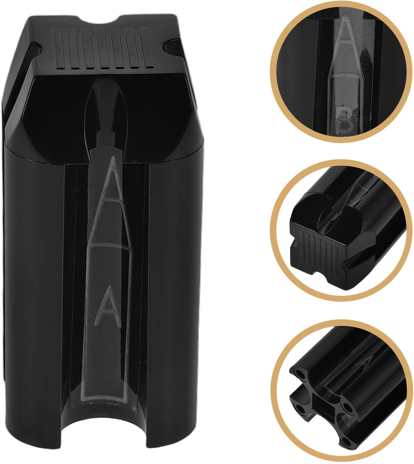 ROMISBABA Precision Eyebrow Pencil Sharpener Makeup Sharpener for Fine Brow Shaping Sturdy Construction Cosmetic Pencil Holder Tool Suitable for Beauty Enthusiasts and Professionals image number 5