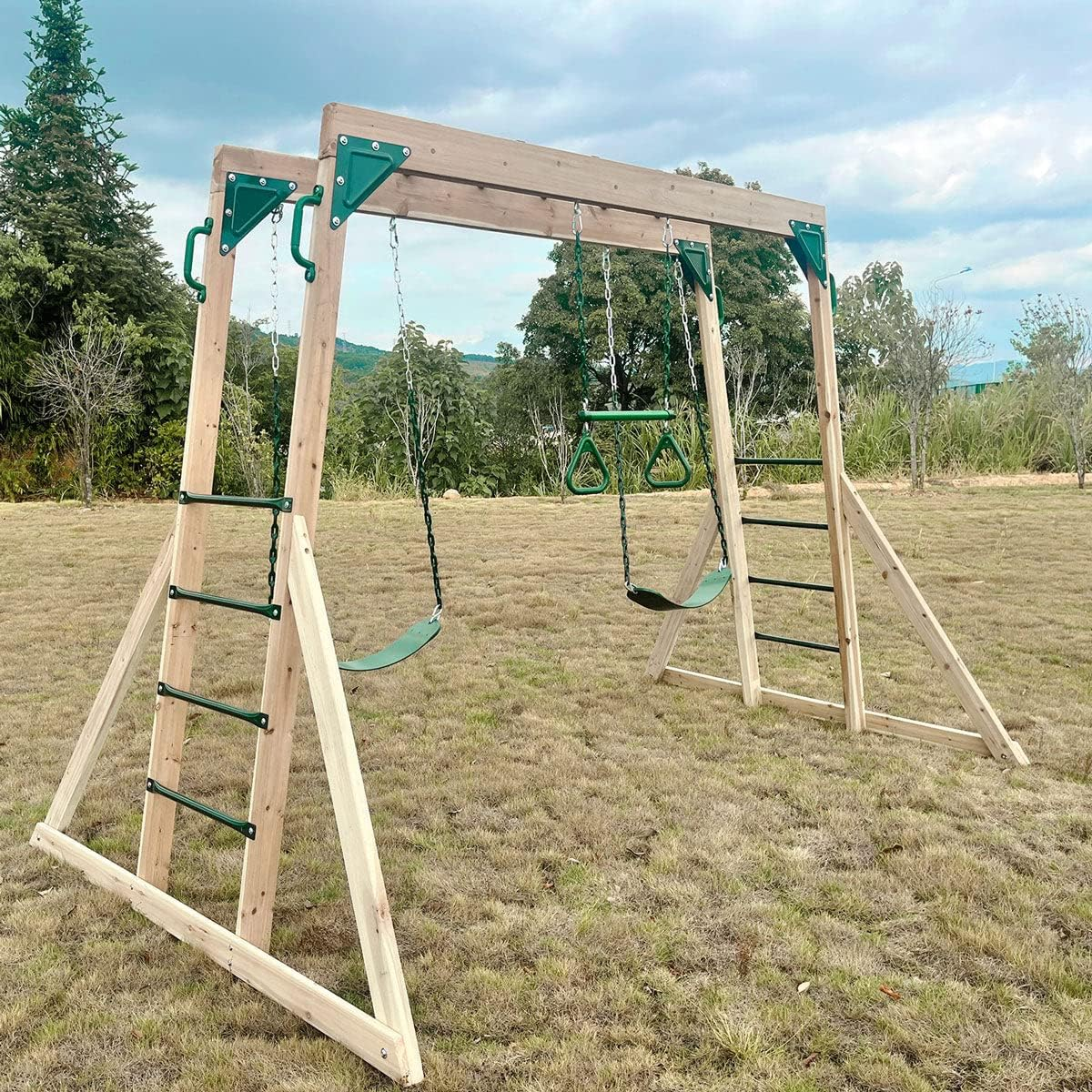 Lifespan Kids Daintree 2-In-1 Monkey Bars & Swing Set image number 3