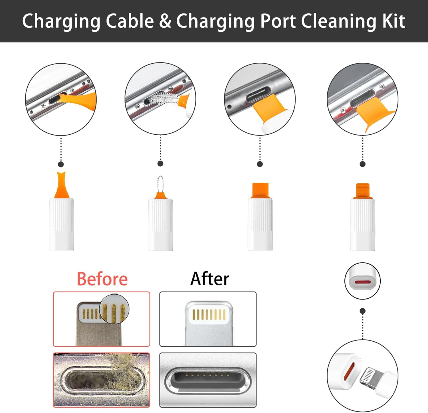 20 in 1 Multifunctional Cleaner Kit for Electronic Devices, Keyboard, Airpod, Camera, Phone, Screen image number 4