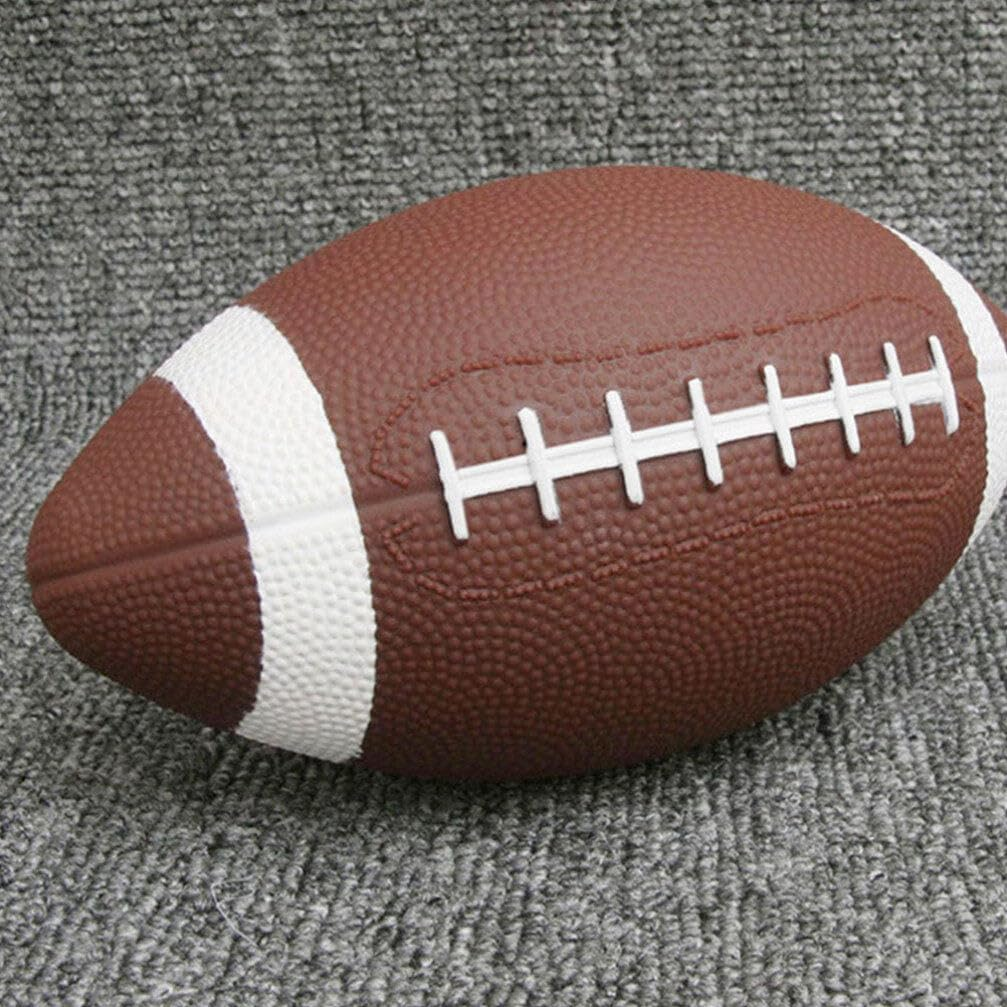 2Pcs American Football, Leather Football Football Rugby Ball College Football for Outdoor image number 6
