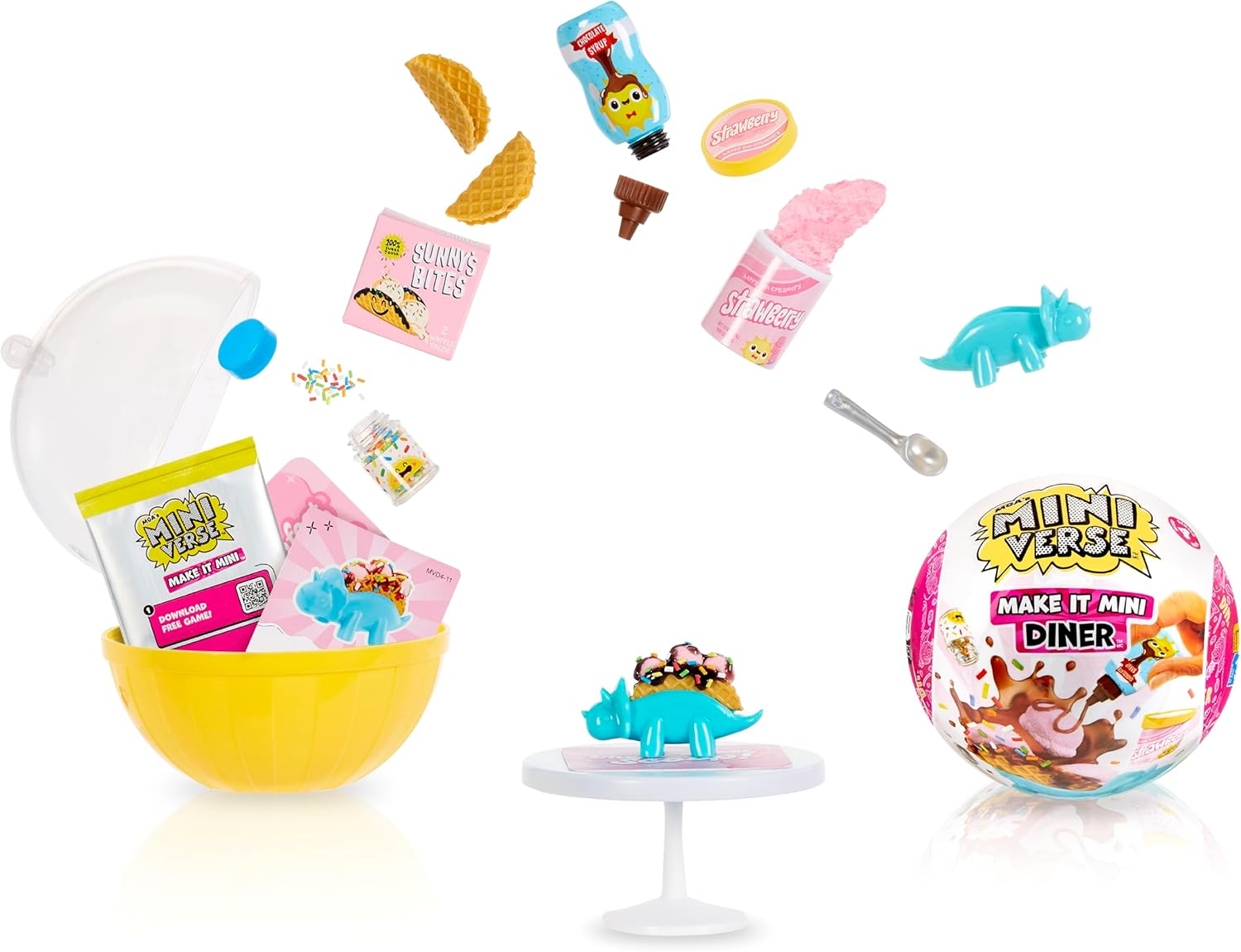 Mga'S Miniverse Make It Mini Diner Series 4, Mini Collectibles - Blind Packaging, DIY, Resin Play, Replica Food, NOT Edible, Collectors, 8+ image number 2