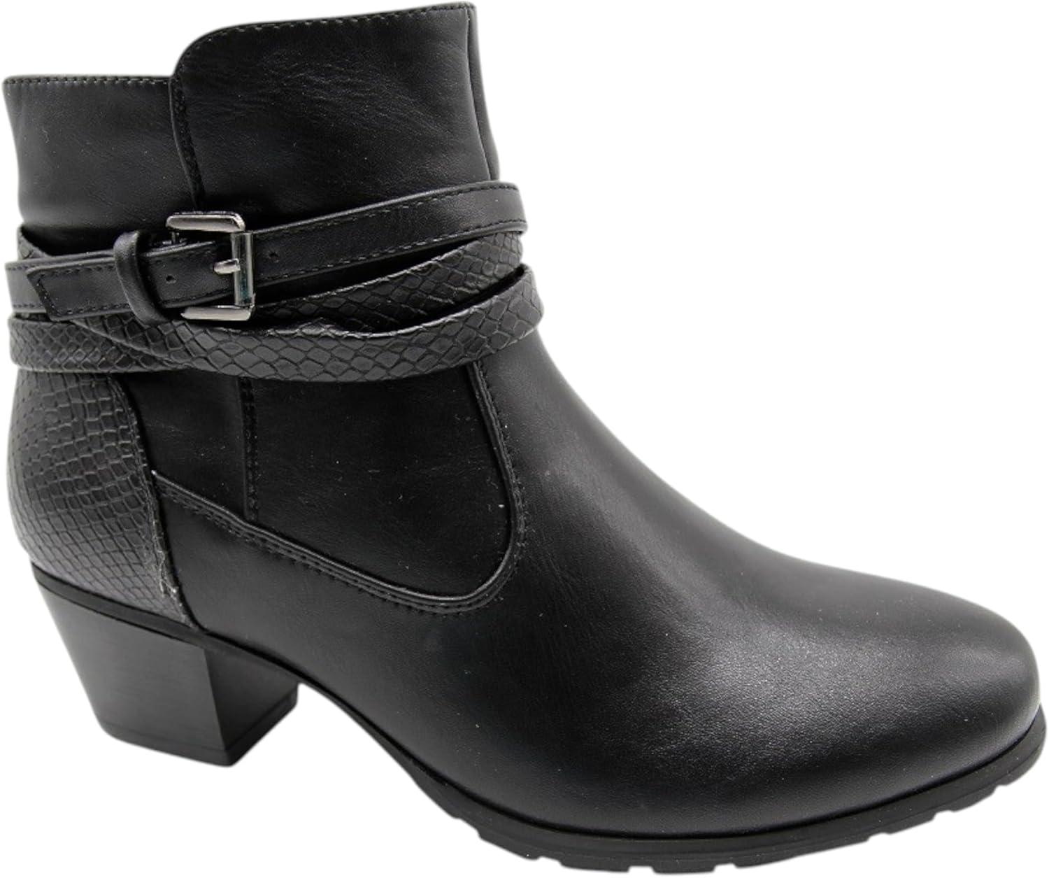 Womens Grosby Matilda Shoes Black Dress Winter Comfort Boots image number 1