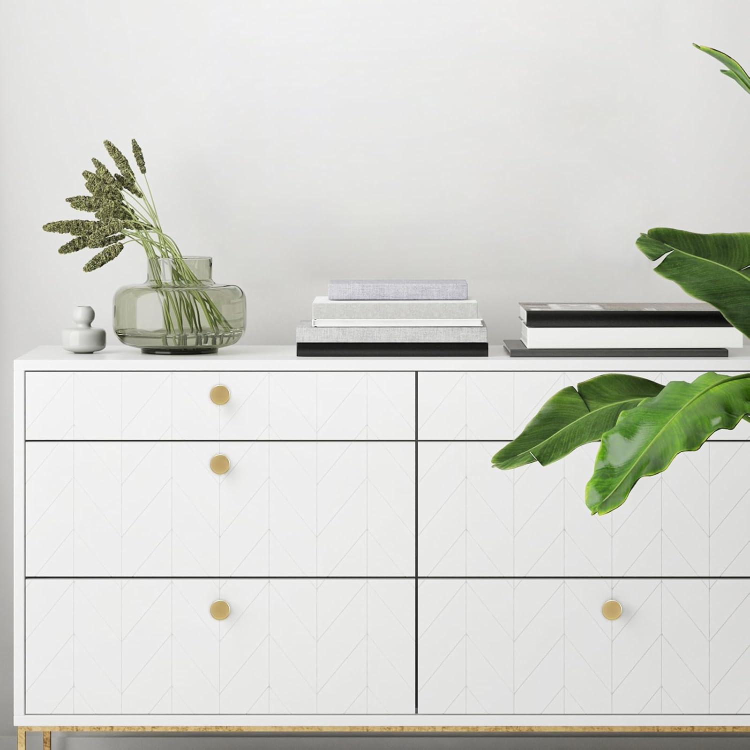 BUKOBYHE 10 Pack Kitchen Cabinet Knobs Brushed Gold Cabinet Pulls Gold Knurled Drawer Knobs Solid Kitchen Hardware image number 4