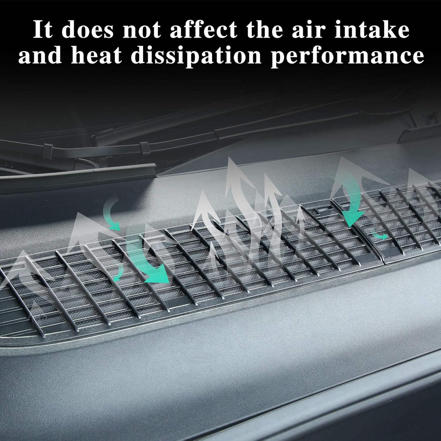 Air Intake Protective Cover Grille for Tesla Model Y 2025 2026 Juniper Air Vent Cover Air Intake Vent Grille Cover (Black) Arcoche Customizes Exclusively