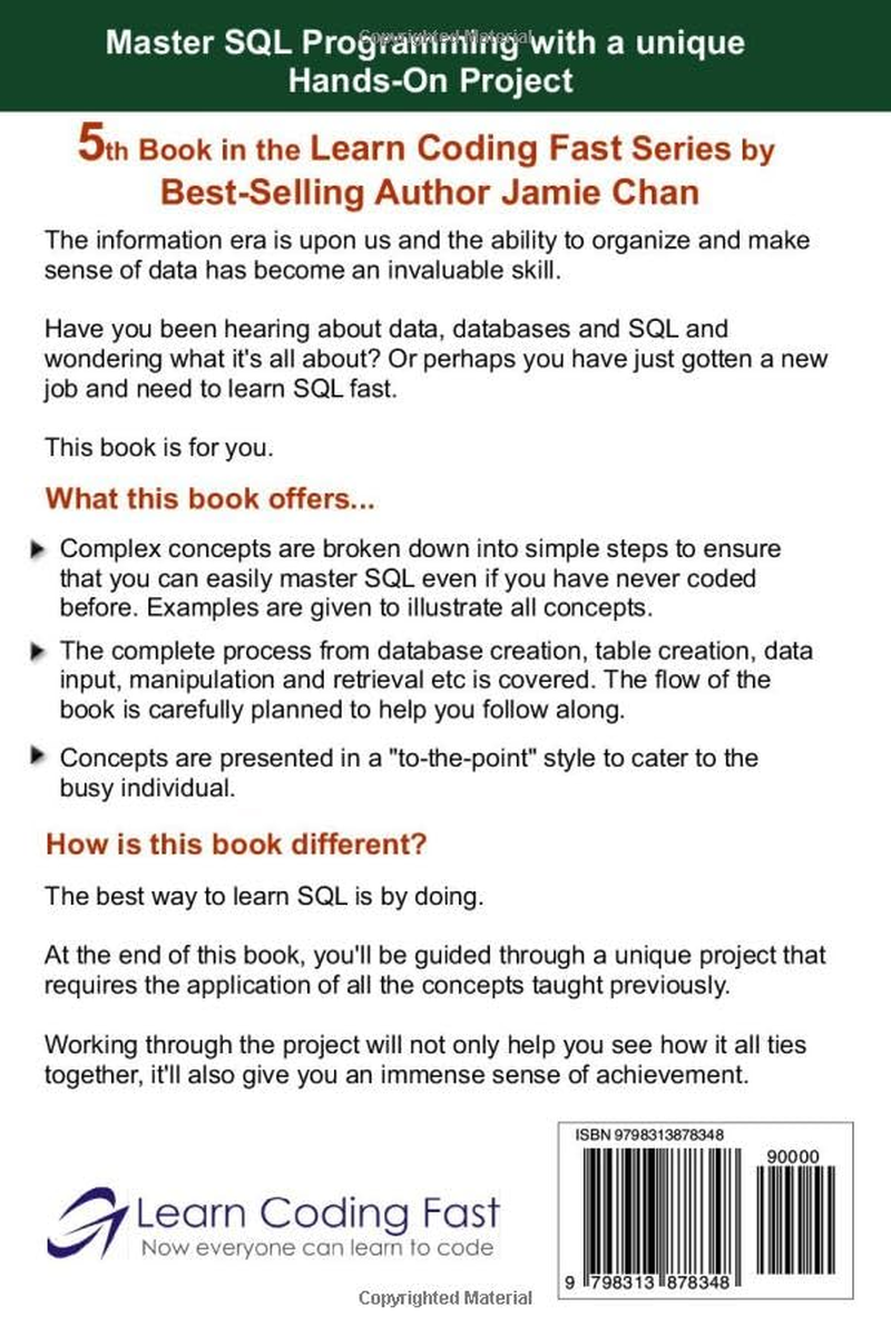 SQL: Learn SQL (Using Mysql) in One Day and Learn It Well. SQL for Beginners with Hands-On Project. image number 1