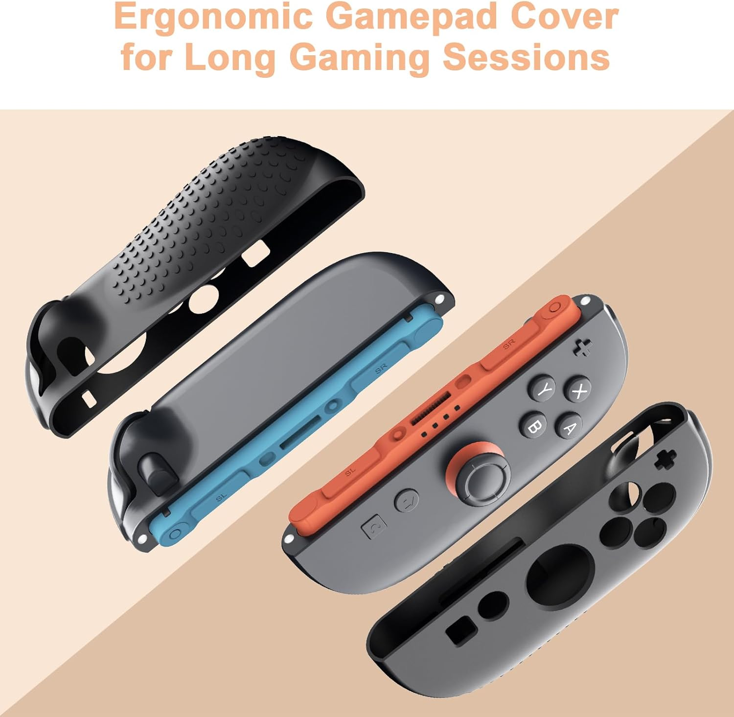 Protection Bundle for Nintendo Switch 2, Switch Accessories with Console Carrying Case, 2X Tempered Glass Screen Protectors, 2X Joy-Con Controller Cases, 6X Anti-Slip Thumb Grip Caps, All-In-One Travel Kit image number 3