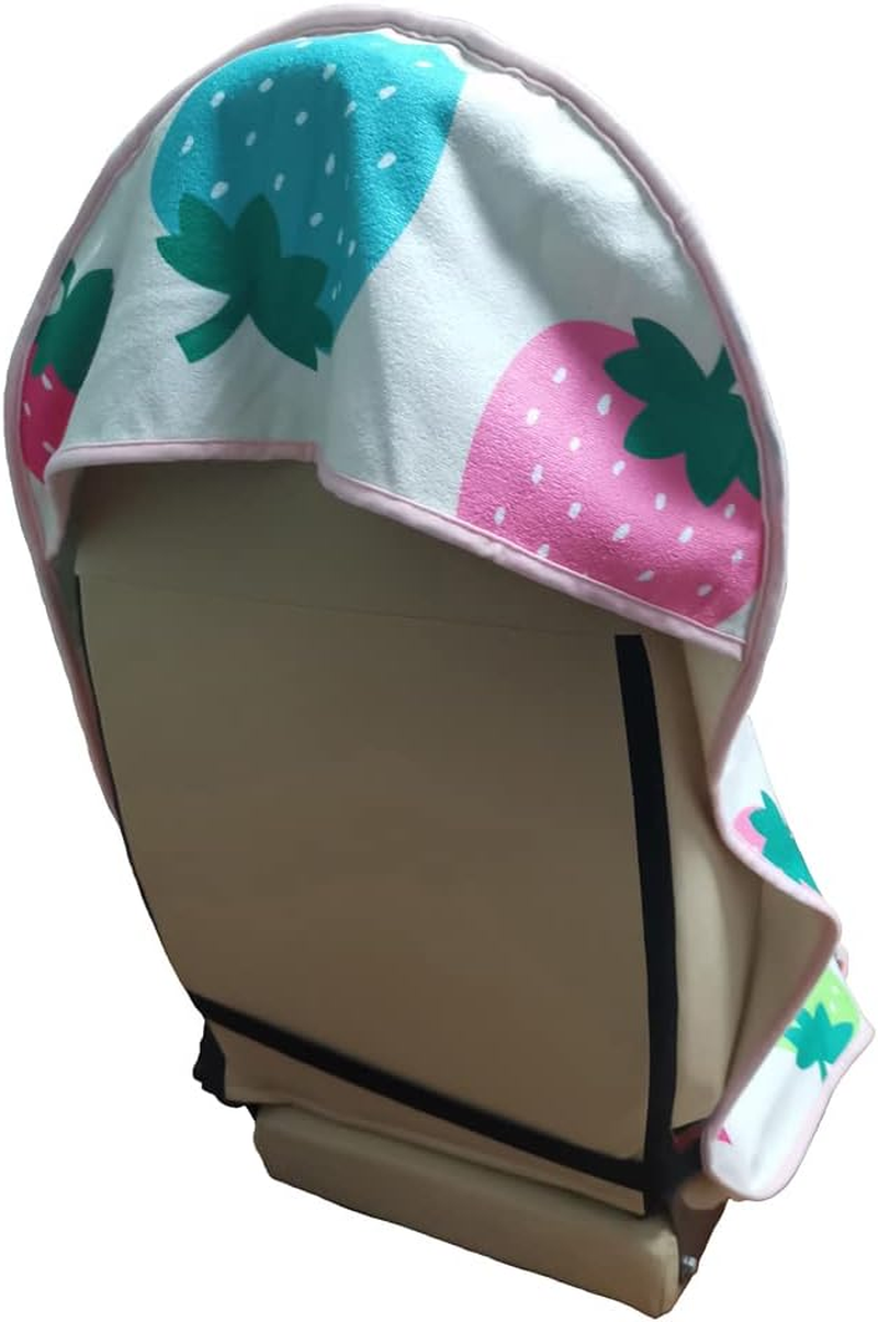 Car Seat Cover Protector Front Seats Only,Waterproof Cooling Bucket Towel Seat Covers for Trucks SUV Jeep,Automotive Vehicles Seat Cover Protectors (Strawberry)