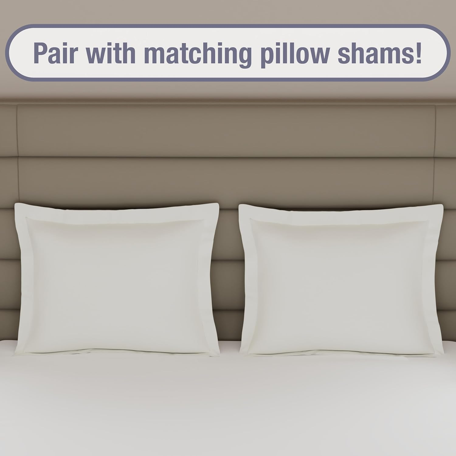 Lux Hotel Bedding Tailored Bed Skirt, Classic 14&rdquo; Drop Length, Pleated Styling, King, Ivory image number 3