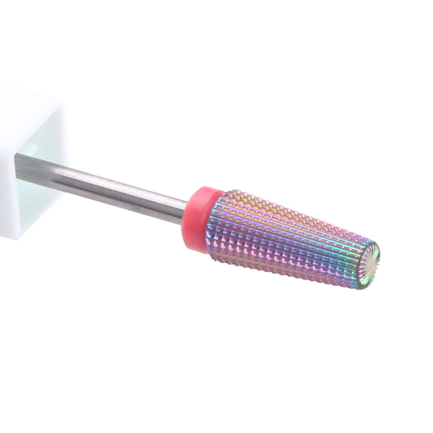 MZCMSL 5 in 1 Carbide Nail Drill Bit for Removing Acrylic or Gel, Both Left and Right Handed - Two Way Rotate Use,3/32 Shank Efile Bit (Fine,Multicolor) image number 1