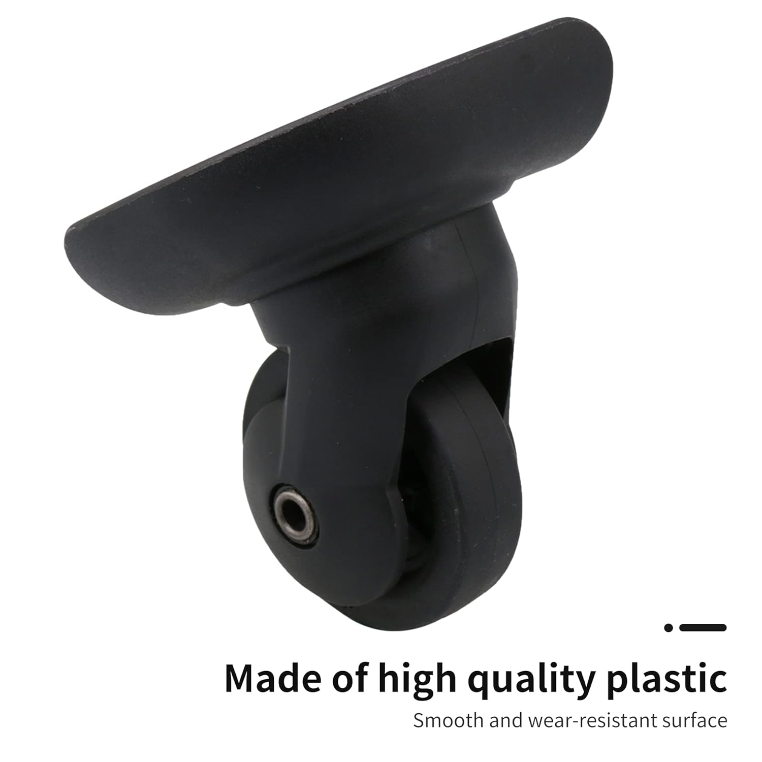 Bstinay 2 Sets of Multifunctional Baggage Wheel 115W of the W293 Series Black for Hard Luggage Casters image number 2