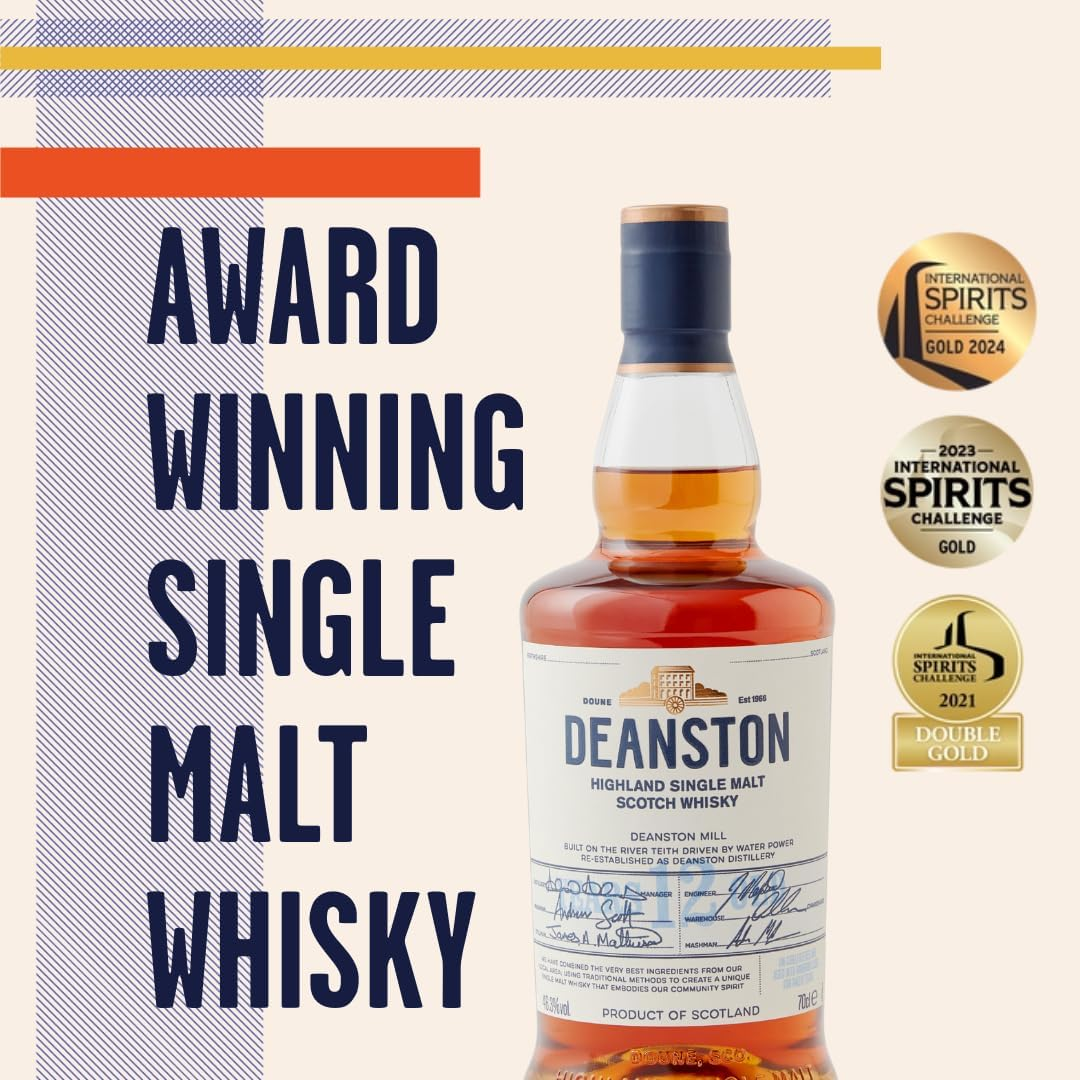 Deanston 12 Year Old Highland Single Malt Scotch Whisky, 70 Cl image number 1