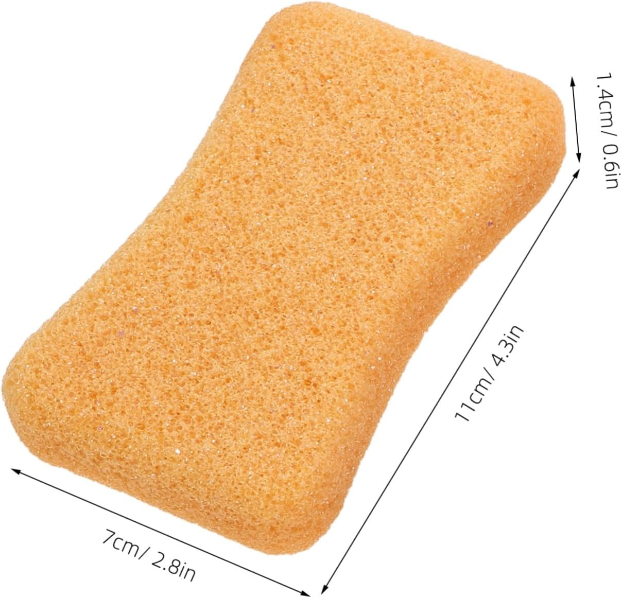 GANAZONO 3Pcs Natural Pumice Stone Exfoliating Tool for Dead Skin Removal Rough Grinding Foot File with Comfortable Grip Skin-Friendly Pedicure Stones for Callus Care and Random Color image number 2