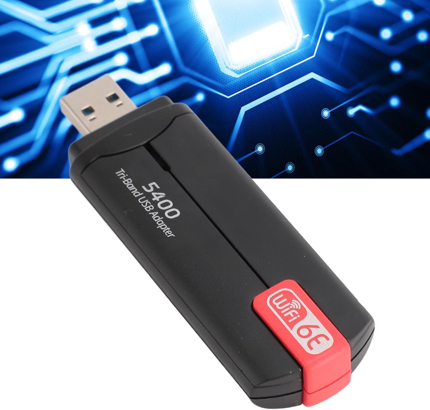 Ultra High Speed ​​5400Mbit/S Wifi6E Band USB Network Adapter for Desktop -Laptop -PC, Supports 2.4 G 5G 6G, Compatible with 10/11 image number 5