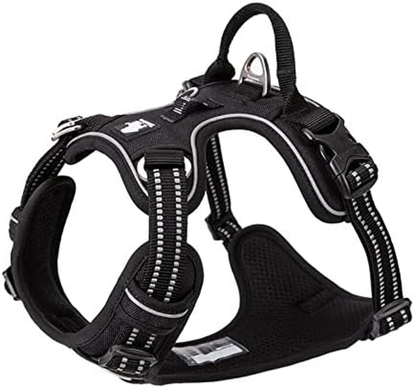 True Love No Pull Dog Harness, Medium, Black image number 4