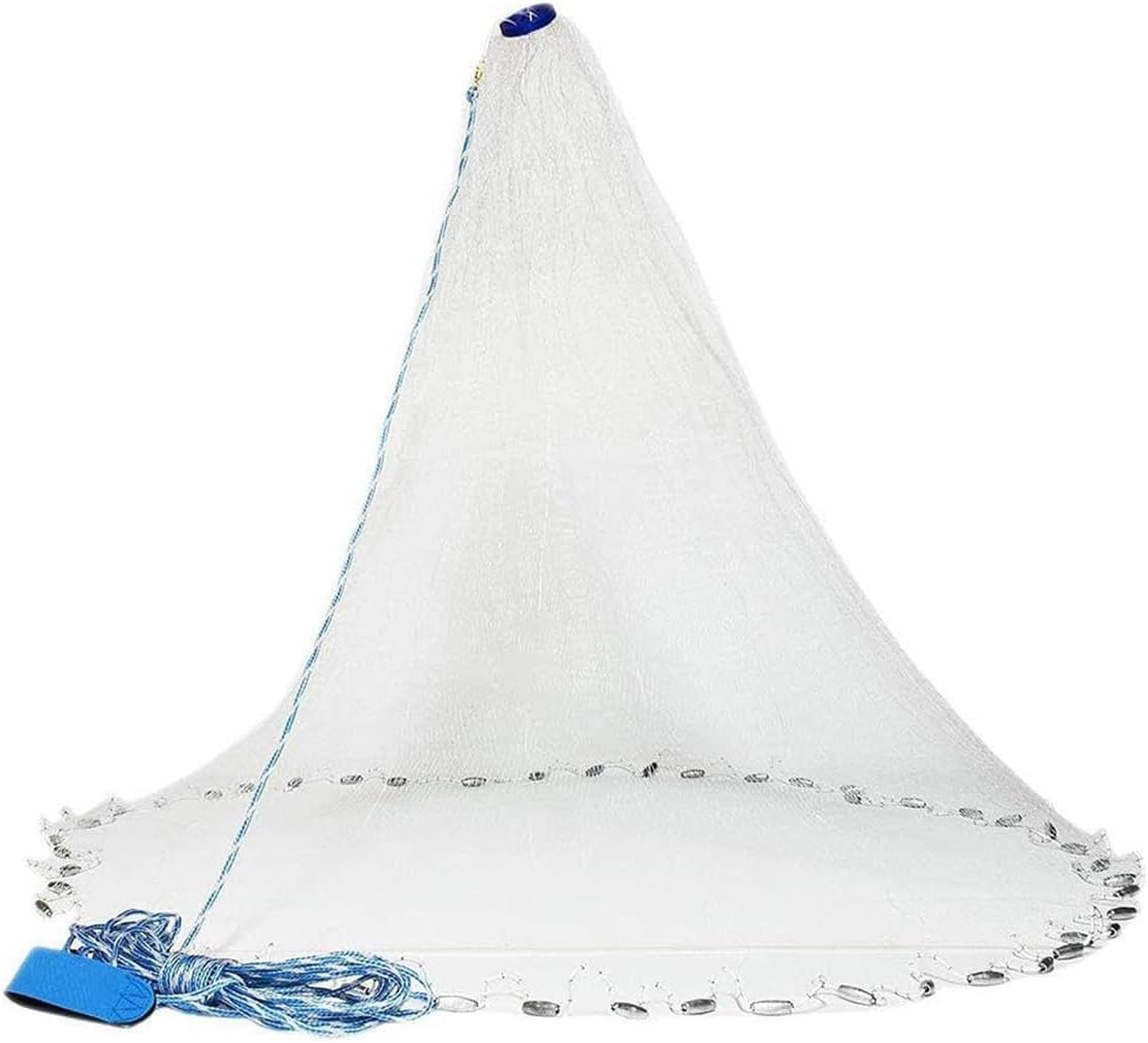 American-Style Hand-Throwing Net No-Ring Hand-Throwing Net Easy-Throwing Spin Net Fishing Net Fishing Net Monofilament Line image number 6