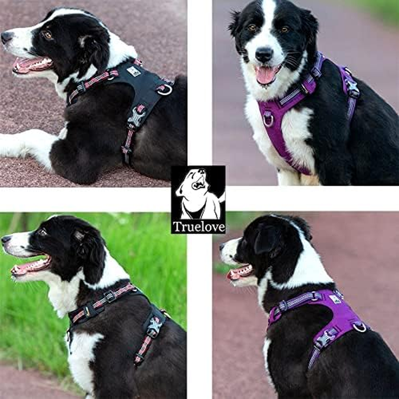 True Love Ultra Light 3M Reflective Dog Harness, X-Large, Army Green image number 5