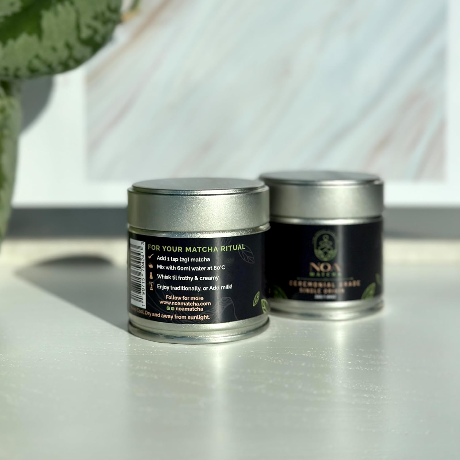 NOA MATCHA Ceremonial Pure Matcha First Harvest%100 Natural & Japanese Origin, Green Tea Powder Single Origin Okumidori Matcha 30Gr image number 2