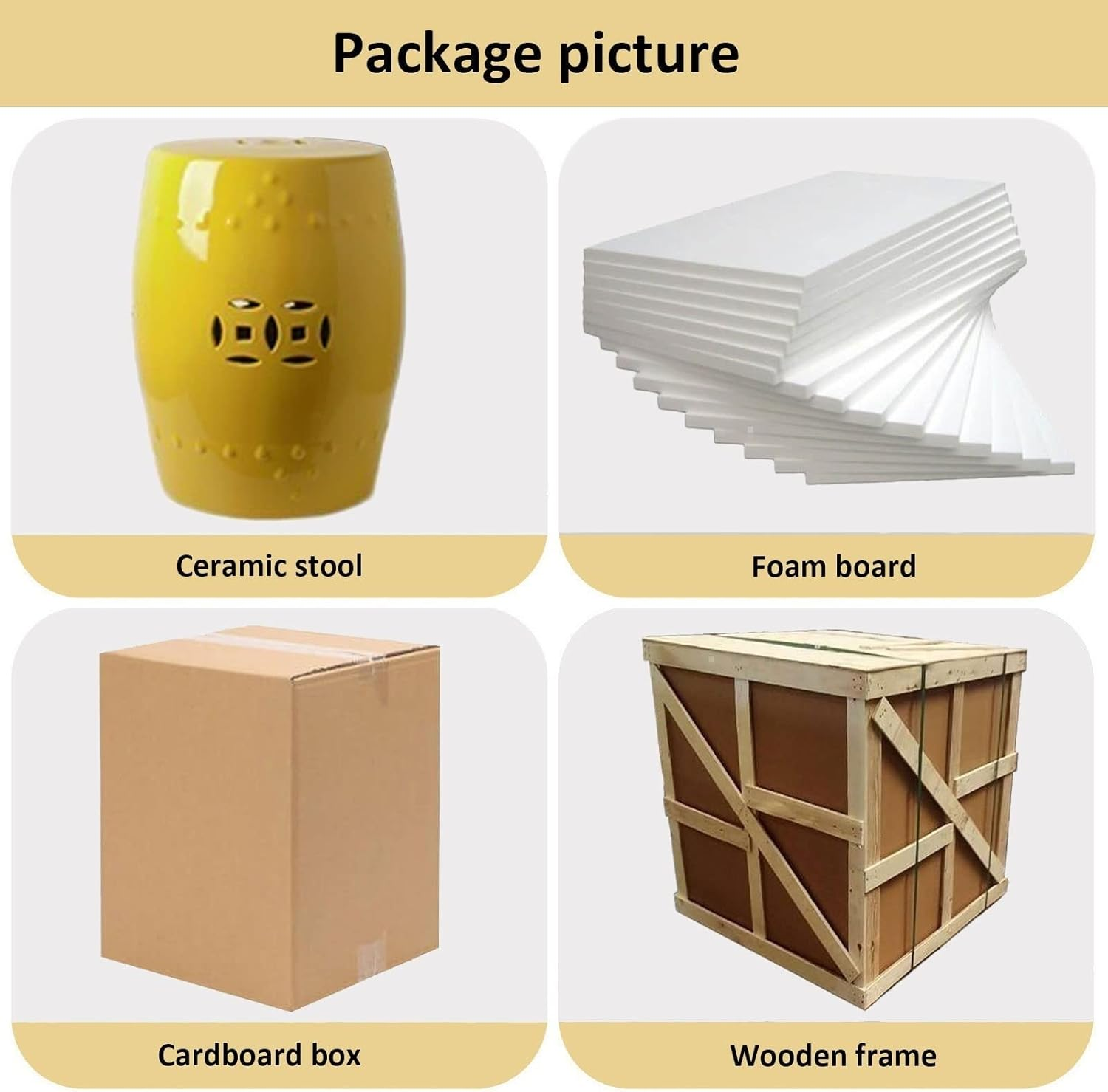 Decorative Ceramic Garden Stool, Glazed Hollow Shoe Changing Stool Drum Stool, Suitable for Outdoor Garden, Living Room, Terrace, Etc. (Color : Soft Green) image number 1