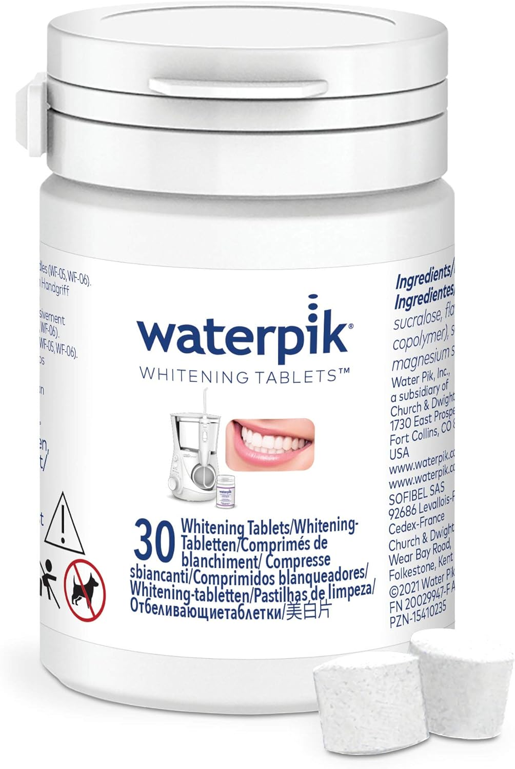 Waterpik Whitening Water Flosser Refill Tablets (30 Count) - Only for the Waterpik Whitening Flosser, Packaging May Vary image number 4