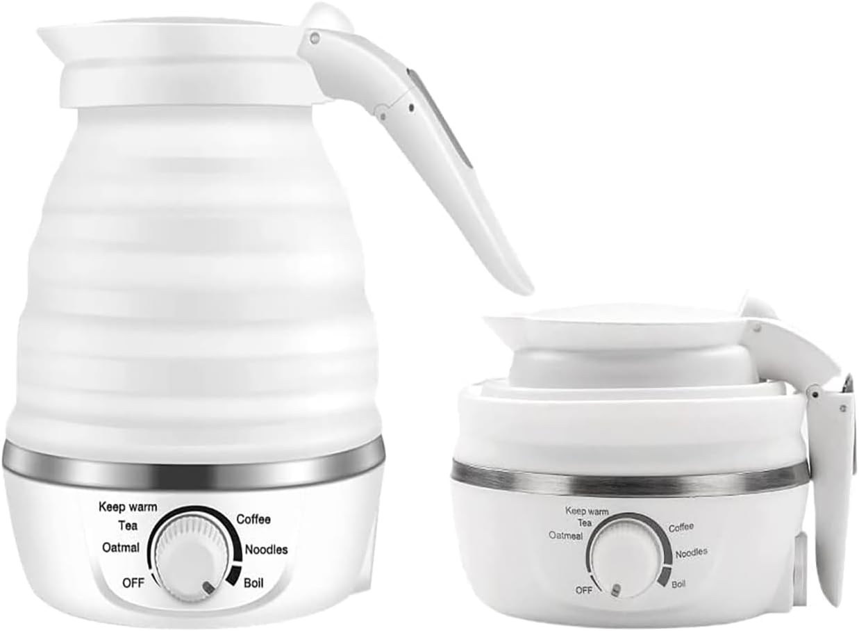 Portable Folding Electric Travel Kettle, Automatic,Mini Water Kettle and Sunbeam Kettle.Perfect for Travel, Camping, or the Office. image number 1