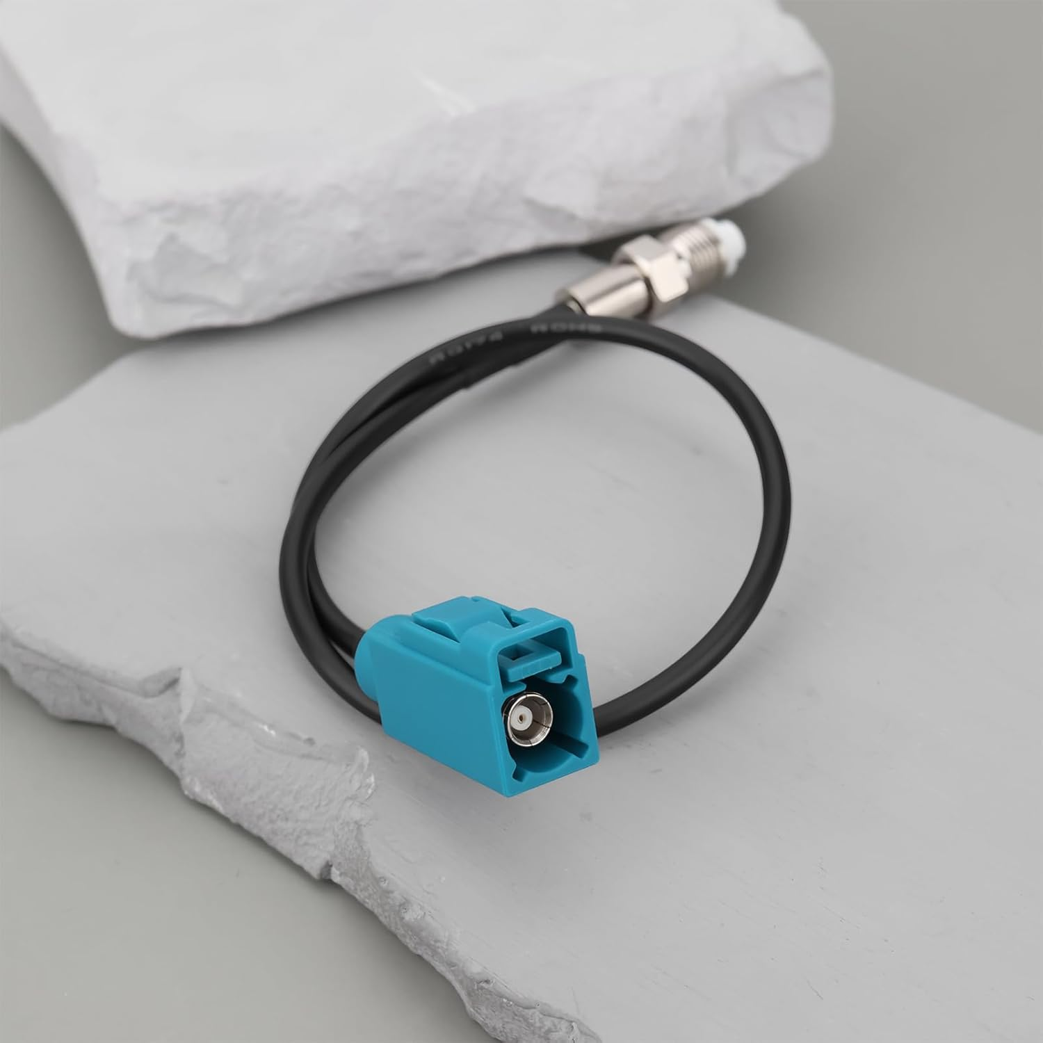 Ecsing Fakra Female to FME Female Antenna Adapter for In-Vehicle GPS Radios Bluetooth Phones image number 1