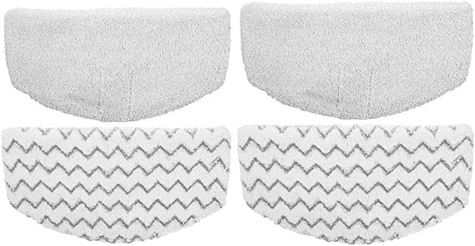 ZLZH 4 Pack Replacement Bissell Powerfresh Pads for Bissell Powerfresh Hard Floor Steam Cleaner 1940 1440 1806 Series Steam Mop Compare to Part # 5938 & 203-2633 (4 Pack)