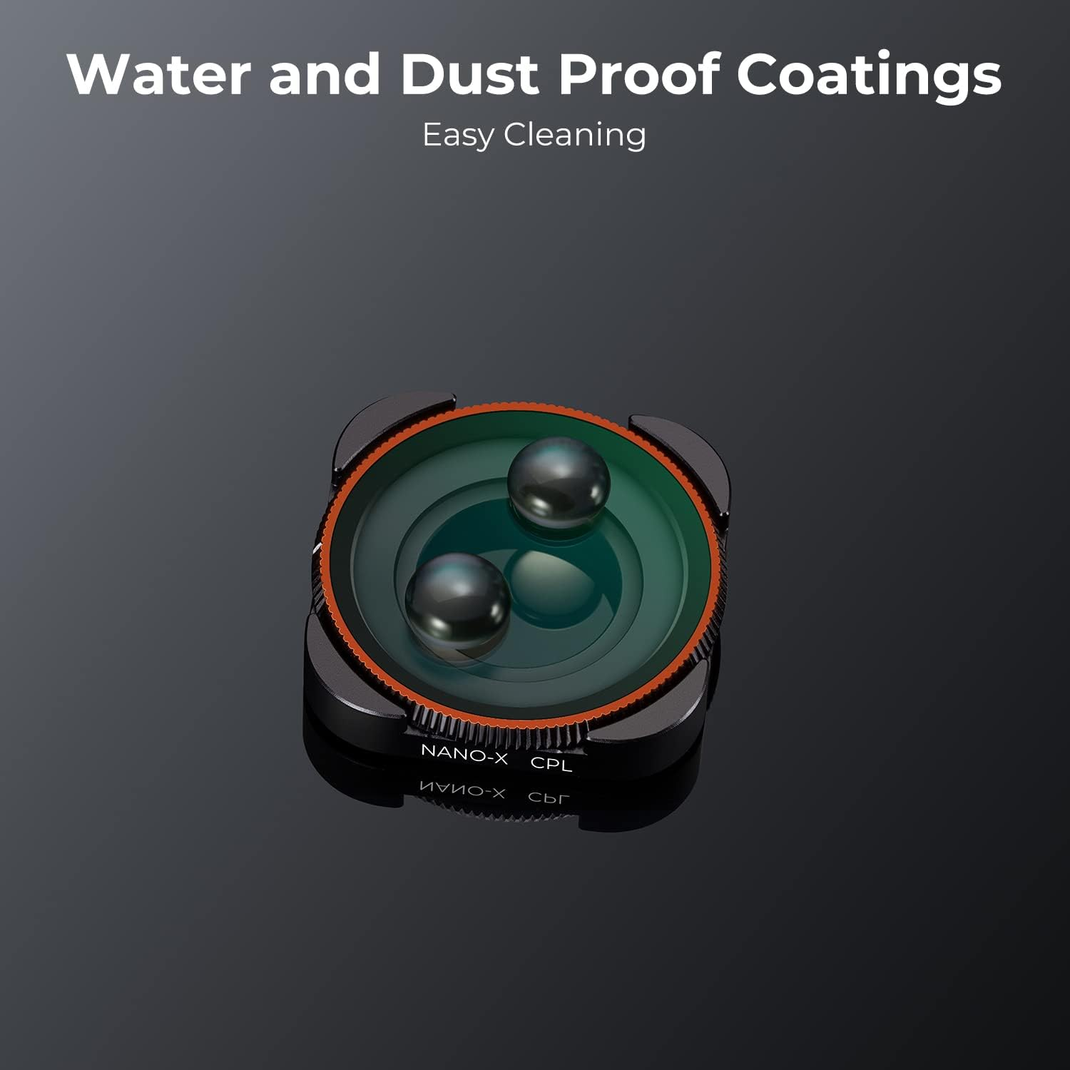 K&F Concept Circular Polarizer CPL Camera Lens Filter Compatible with Gopro Hero12, Hero11, Hero10, Hero9 Black,Multi-Coated HD Glass,Action Camera Polarizing Filter image number 1