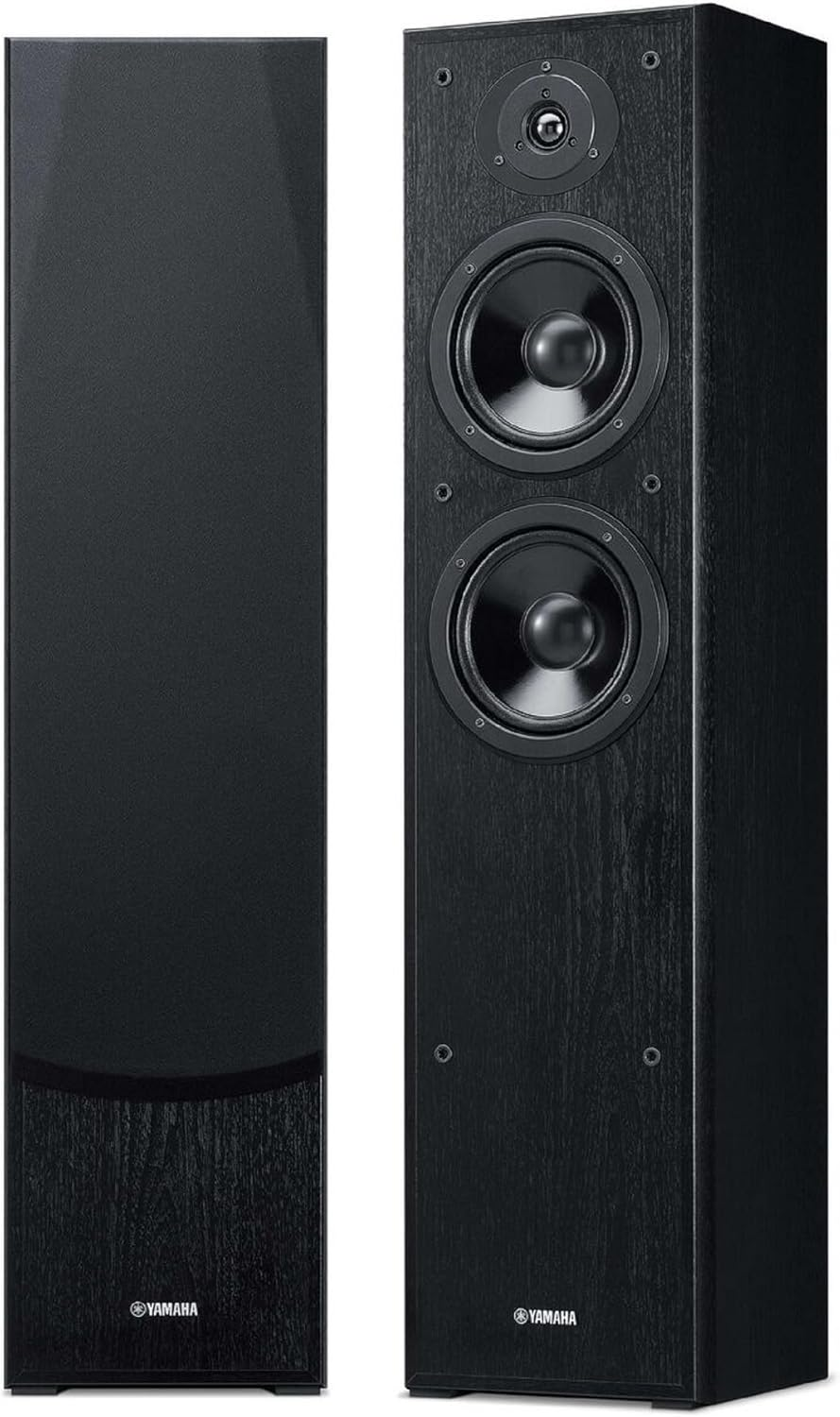 Yamaha NS-F51 Floorstanding Speaker with 2-Way Bass-Reflex System, Black (Twin Speakers) image number 1