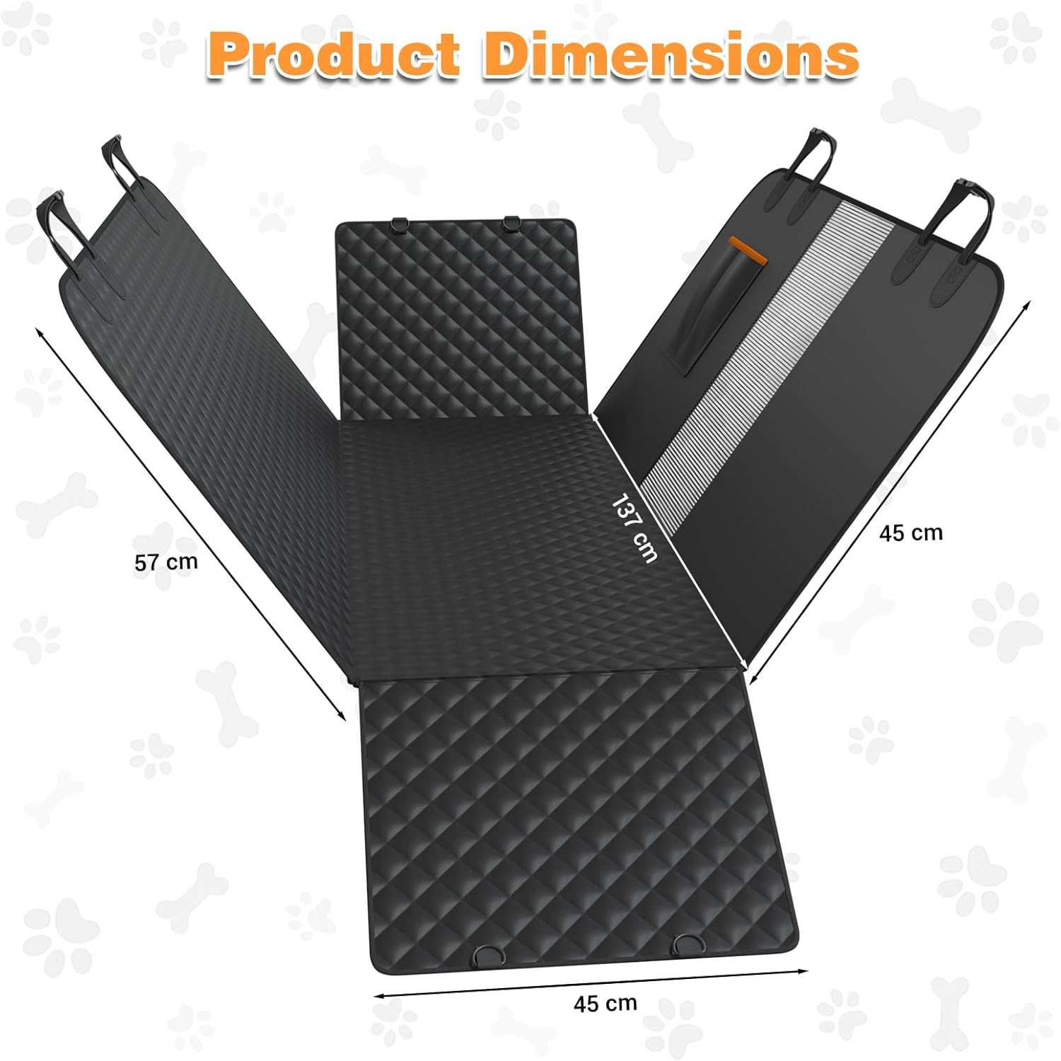Trvecvxa Car Boot Protector Dog image number 4