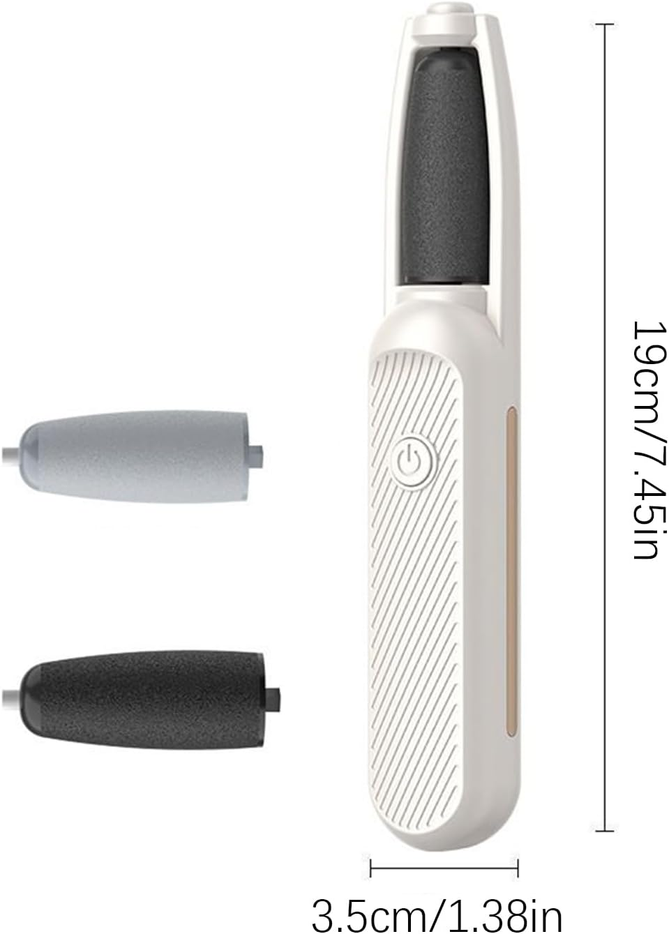 Gupcaqosjw Electric Foot File - Portable Foot Pedicure Device | Rechargeable Smooth Professional Portable Hard Skin File for Health Rough Feet Smoothness Cleaning Softness Home