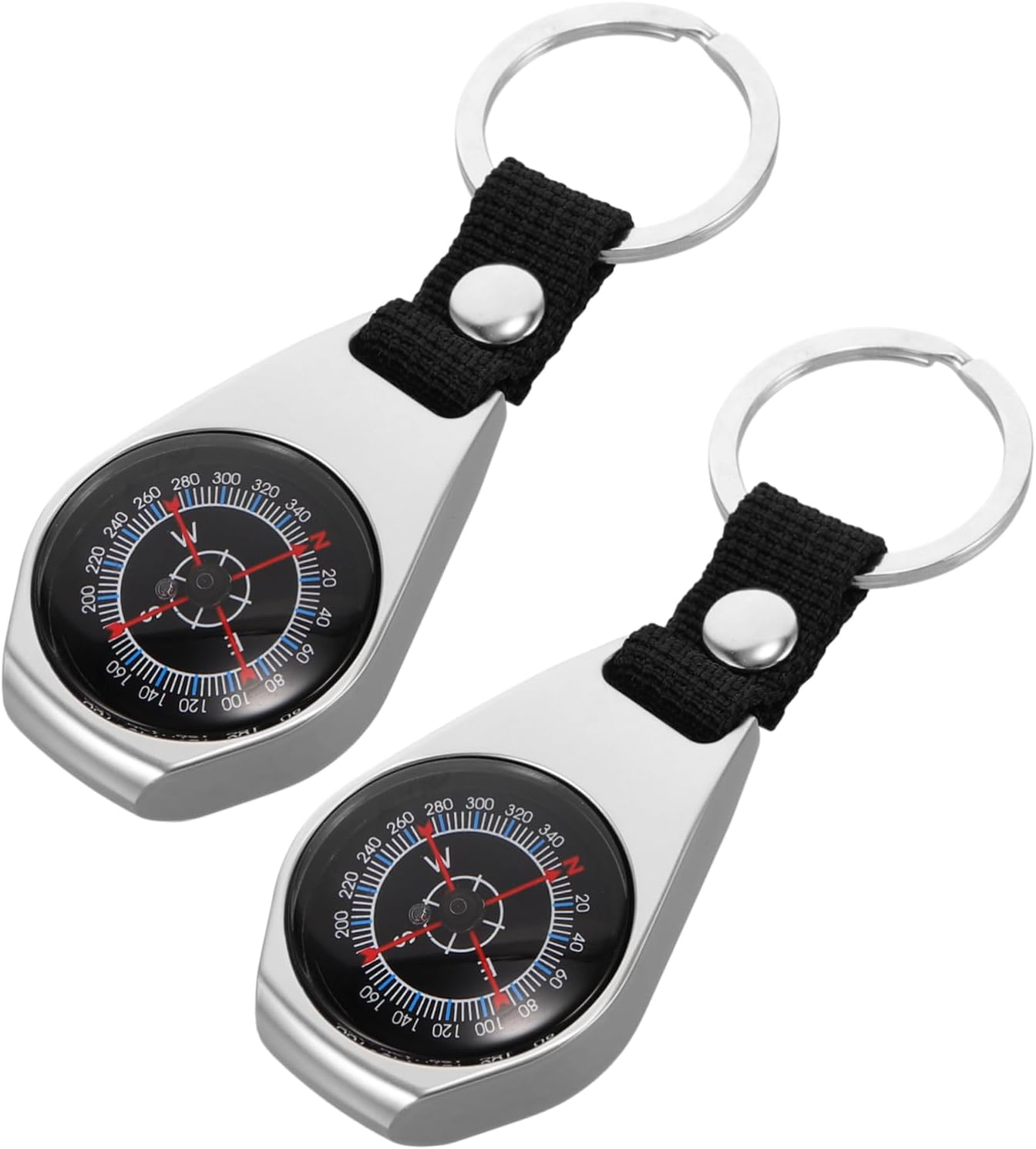 KICHOUSE 2Pcs Pocket High Precision Outdoor Navigation Tool for Camping Hiking and Survival