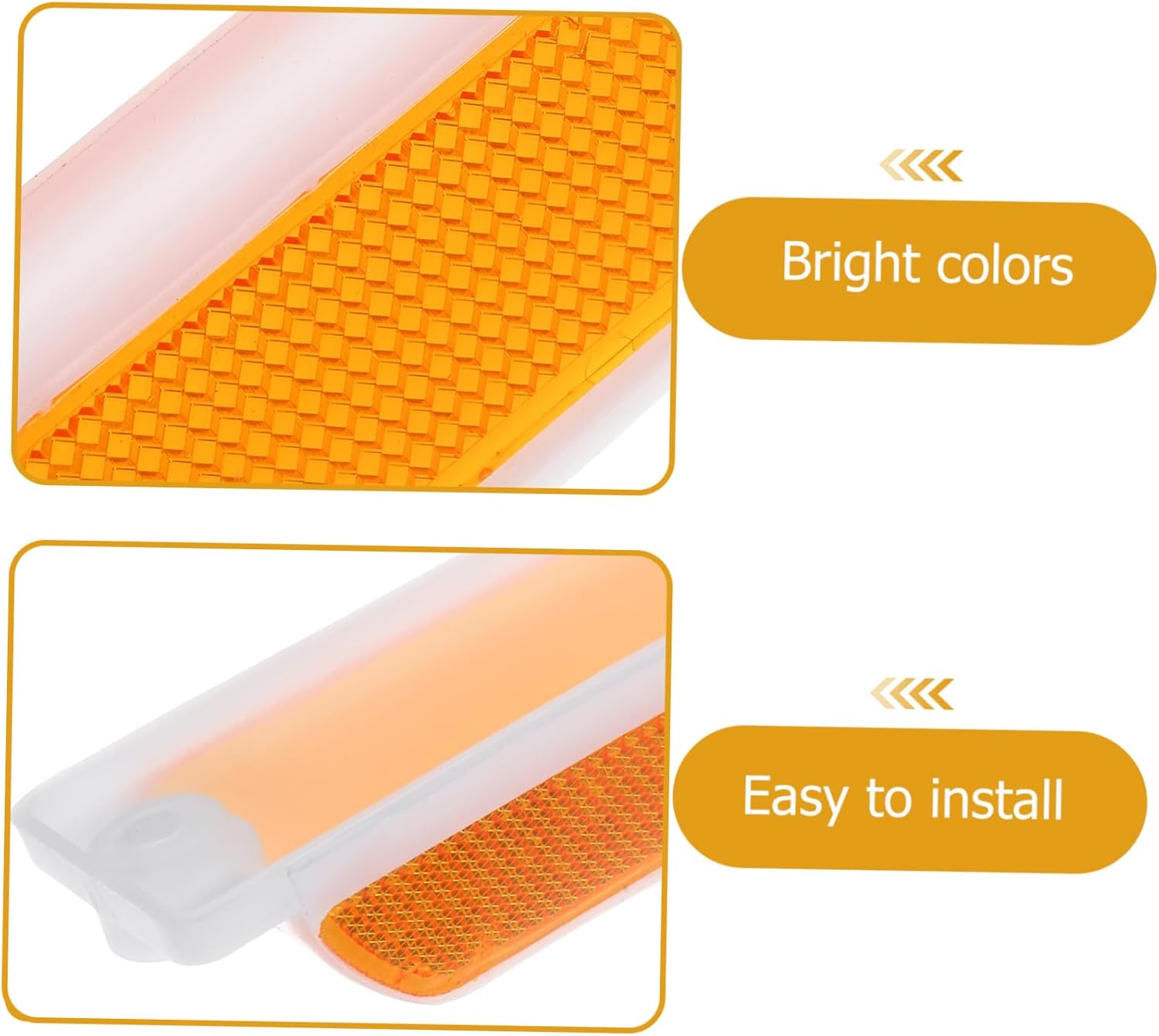 2Pcs Reflective Road Delineator Road Reflectors for Safety and Guidance Highways image number 3