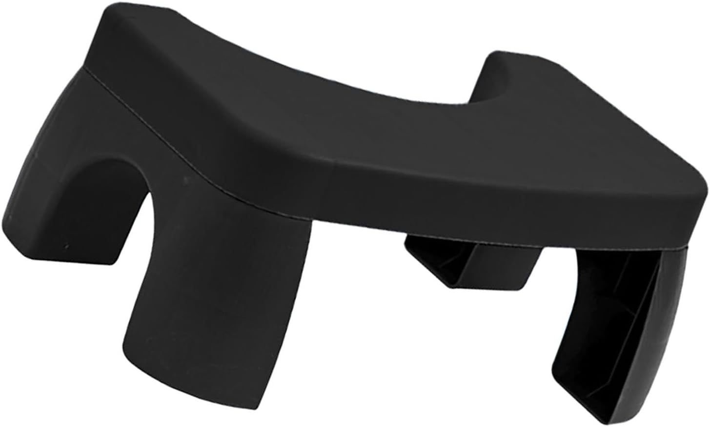 Toilet Squatting Stool, Squatting Toilet Foot Stool Stable Bottom for Bathroom (Black) image number 3