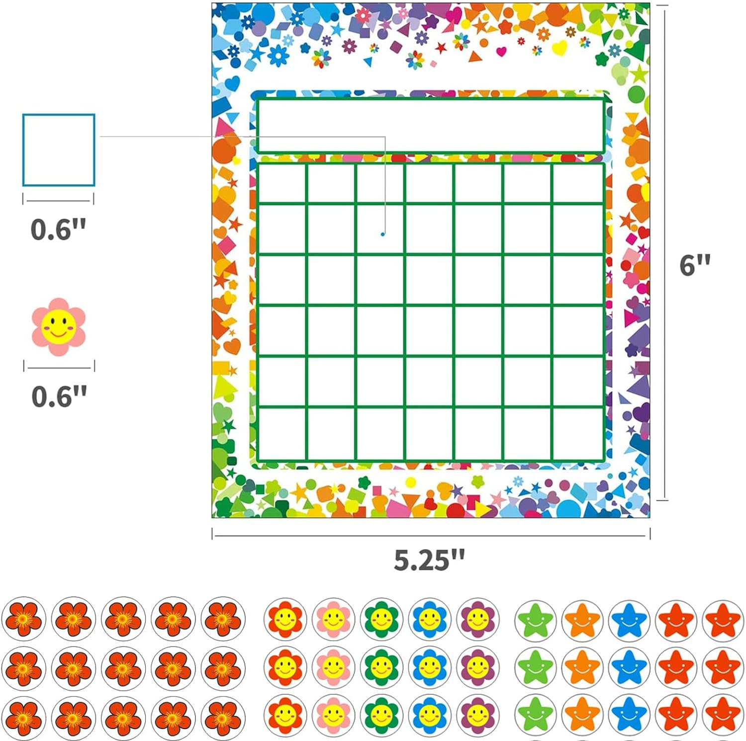 Incentive Reward Chart for Classroom Home Behavior for Kids Students, 2100 Pieces Star Stickers,Children Behavior,Kids Incentive Reward,Children'S Handmade Scrapbook Decoration. image number 4