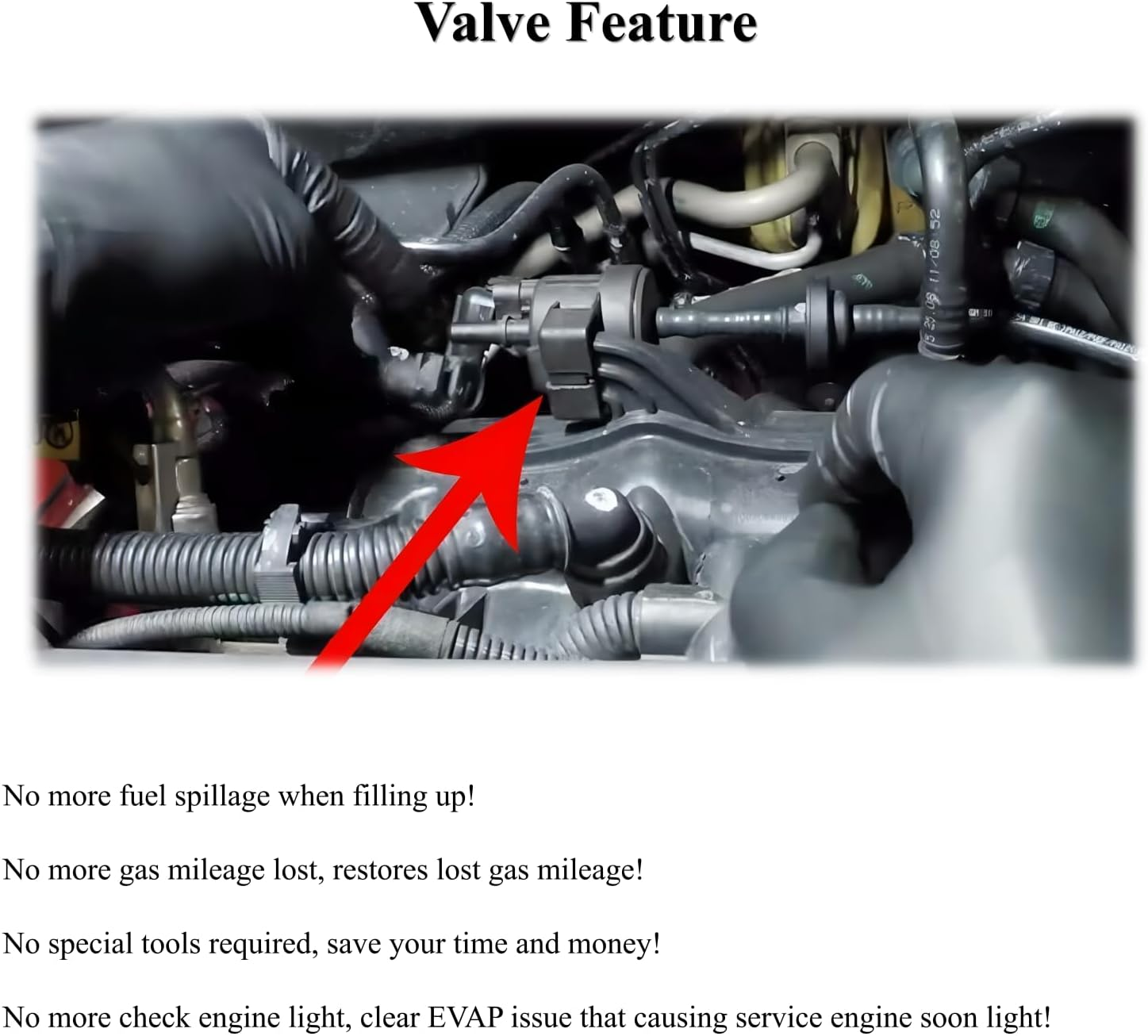 Vapor Canister Purge Valve 55573017 EVAP Purge Valve Solenoid P0496 for 2012-2021 Buick Encore Chevy Cruze Sonic Trax 1.4L L4 Vapor Canister Purge Solenoid Valve 911-409 PV704 Vent Purge Control Valve image number 5
