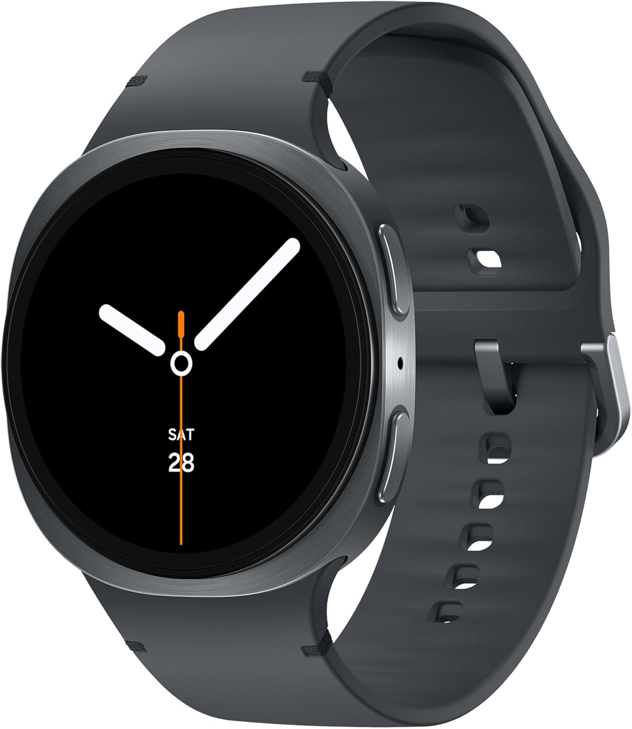 Samsung Galaxy Watch8 (40Mm, Bluetooth, Silver) with 3Nm Processor | Dual GPS | Sapphire Glass & Armor Aluminum | 5ATM & IP68 | BP, ECG, IHRN & Vascular Load Monitoring | Anti-Oxidant Index
