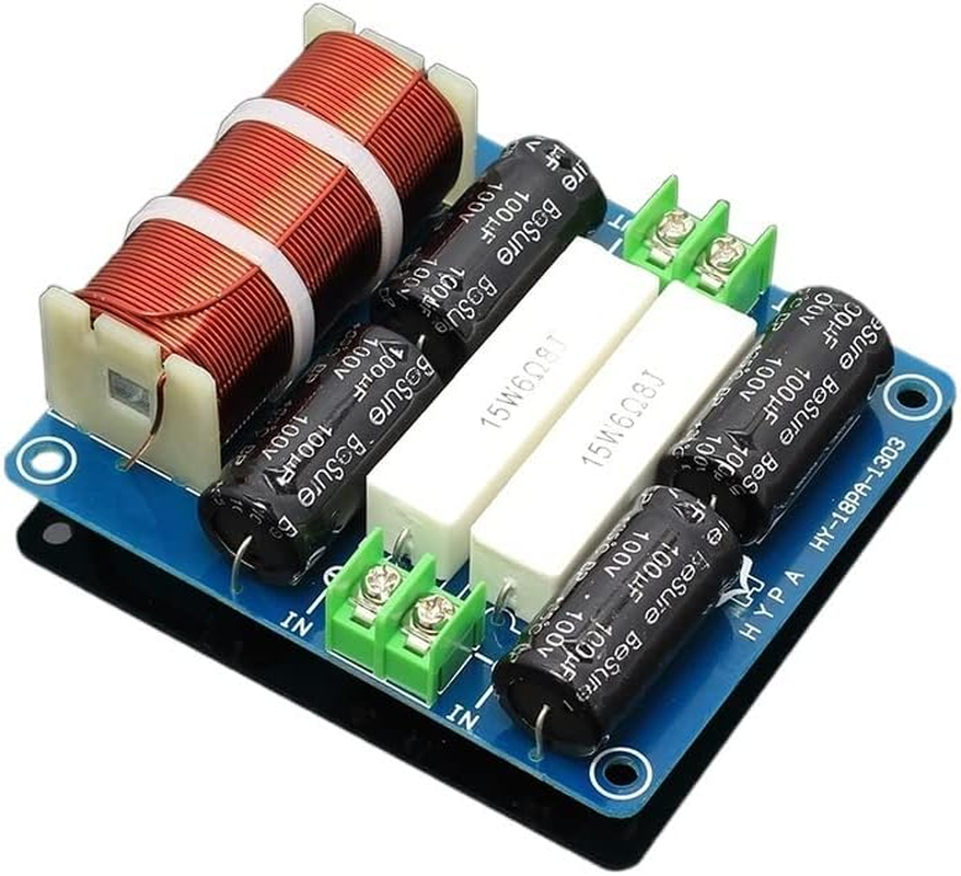 HOOCI 1 PCS 200W 10-Inch Subwoofer RC Filtering Bass Speaker 300Hzfrequency Divider Home Theater Hifi Stereo Audio Crossover Filter image number 1