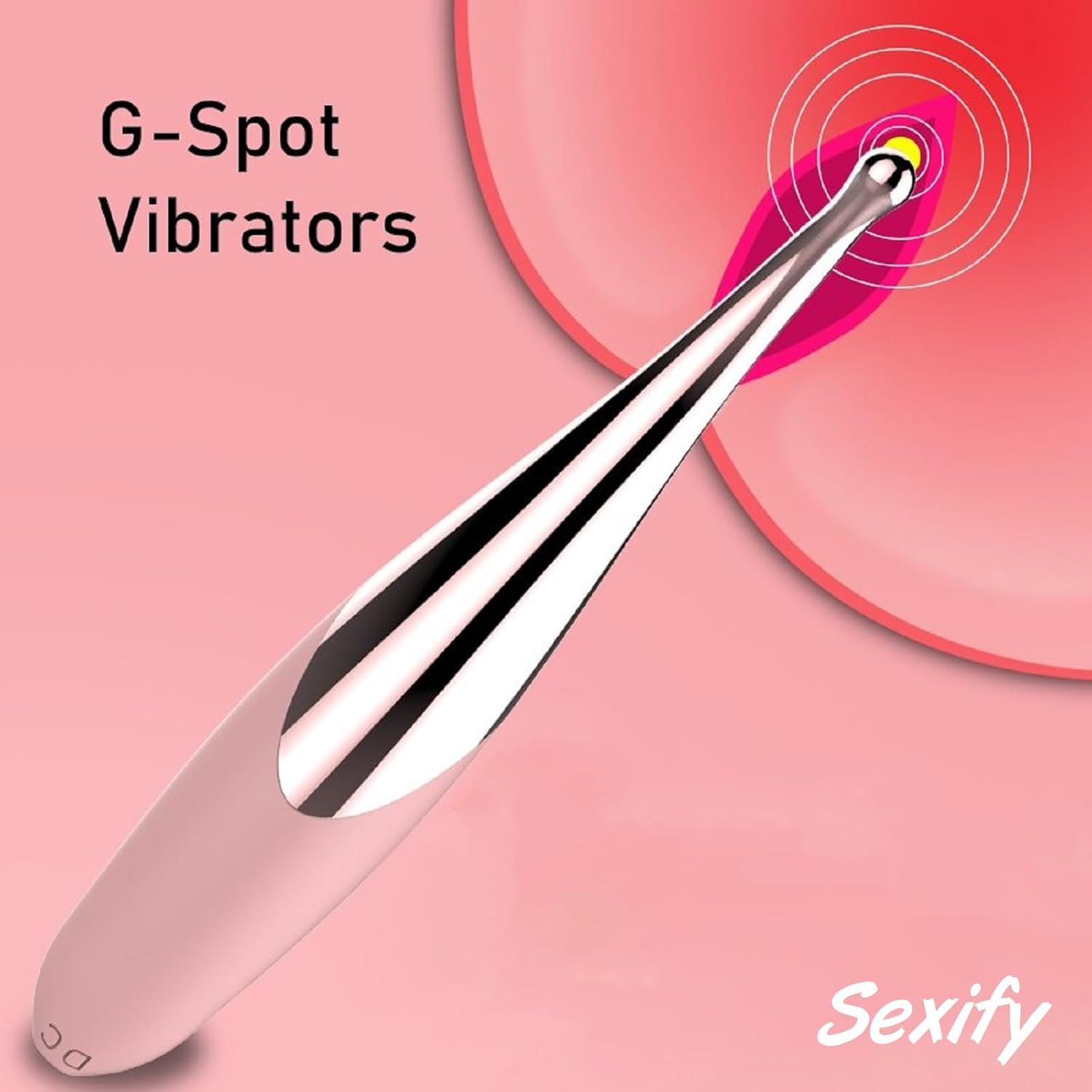 Super Powerful High-Frequency Clit G Spot Clitoral Vibrator for Sex Toys for Women - Quick Orgasm Wand Mini Dildo Nipple Clitoris Stimulator with 10 Vibration Modes, Precision Targeted Nipple Clit Anal, Rechargeable Vibrating Bullet Massager for Women Adult Sex Toy