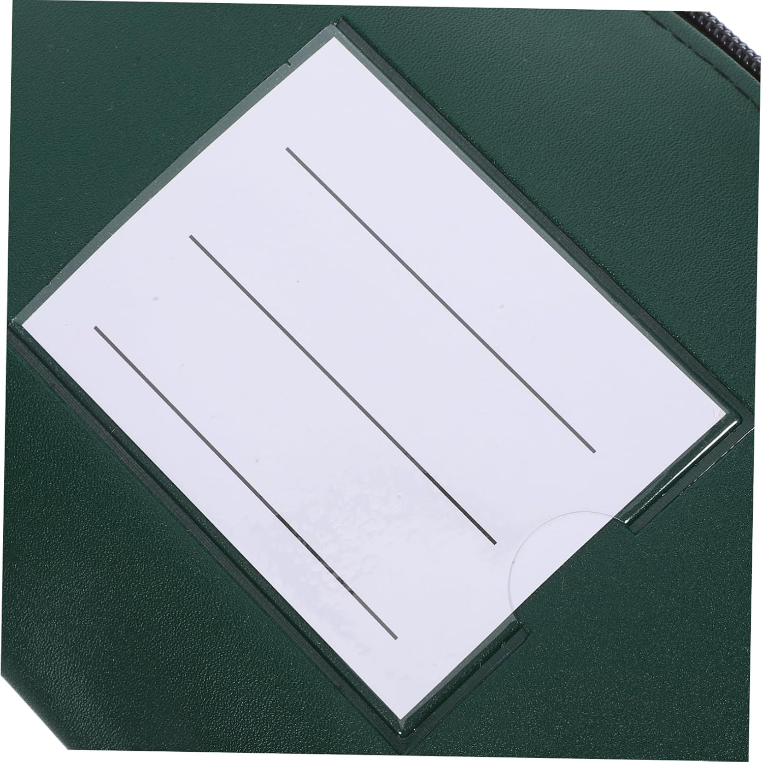 GETAJGHSD 2Pcs Multi-Use File Bag Pu Bill Organizer Zippered Storage Bag for Documents Magazines Cash Receipts image number 1