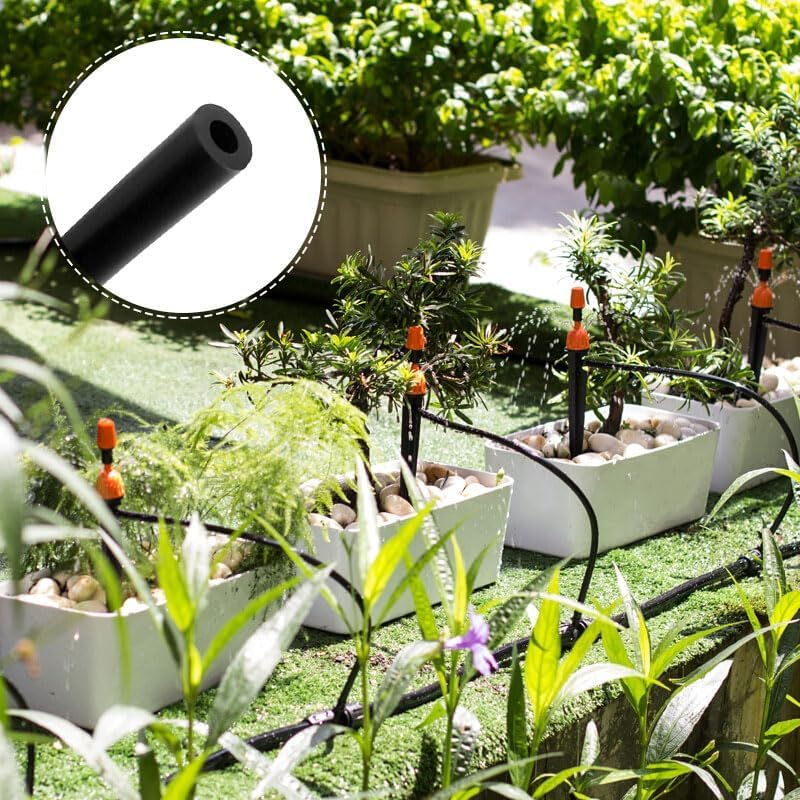 1M / 3.28Ft Length Black Silicone Tube, Food Grade Flexible Rubber Tubing for Daily Life, Industry & Agriculture, 6 * 10Mm image number 1