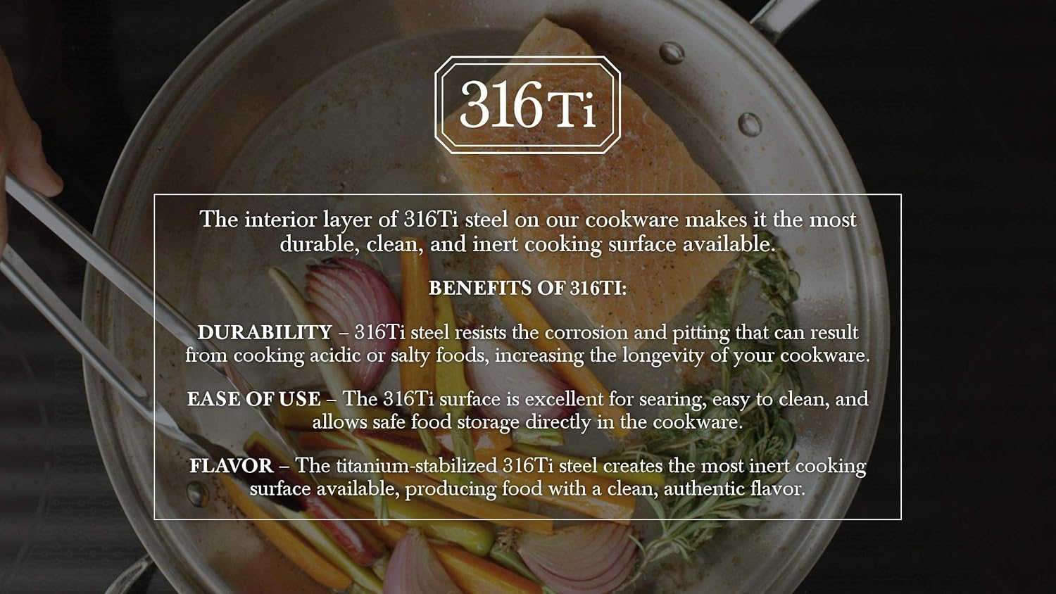 Heritage Steel 8 Piece Core Cookware Set - Made in USA - Titanium Strengthened 316Ti Stainless Steel with 5-Ply Construction - Induction-Ready and Fully Clad image number 6