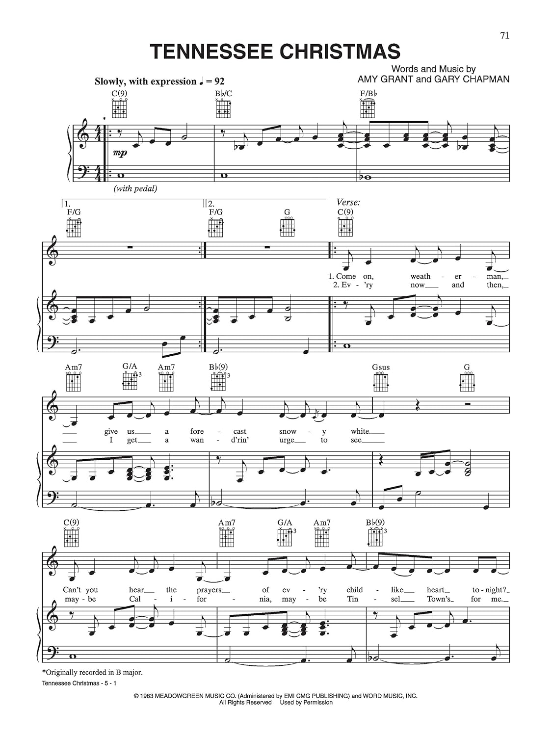 Amy Grant: the Christmas Collection: Piano/Vocal/Guitar image number 2