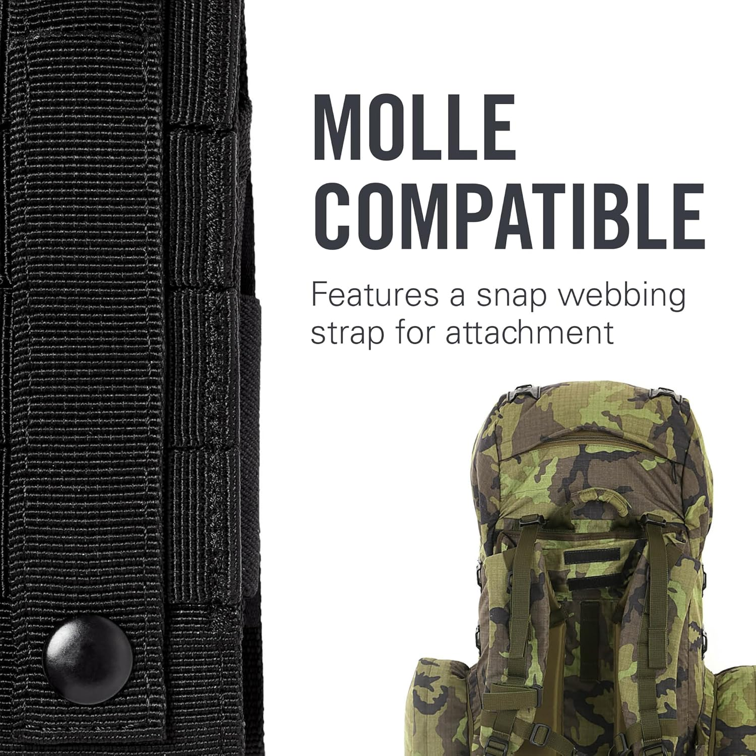 Leatherman YLS931005 Molle Sheath, Black, Large image number 3