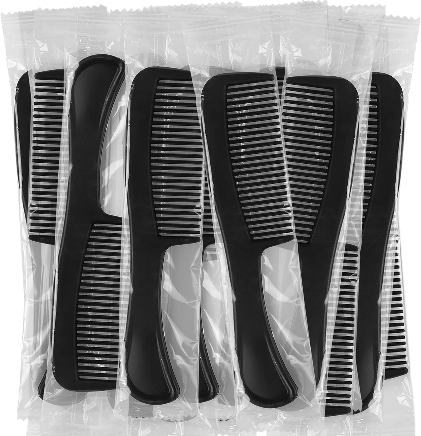 30 Pack Hair Combs in Bulk Individually Wrapped, Bulk Combs Individually Wrapped for Homeless,Women,Kids,Hotel,Airbnb,Shelter/Homeless/Nursing Home/Charity/Church(White)