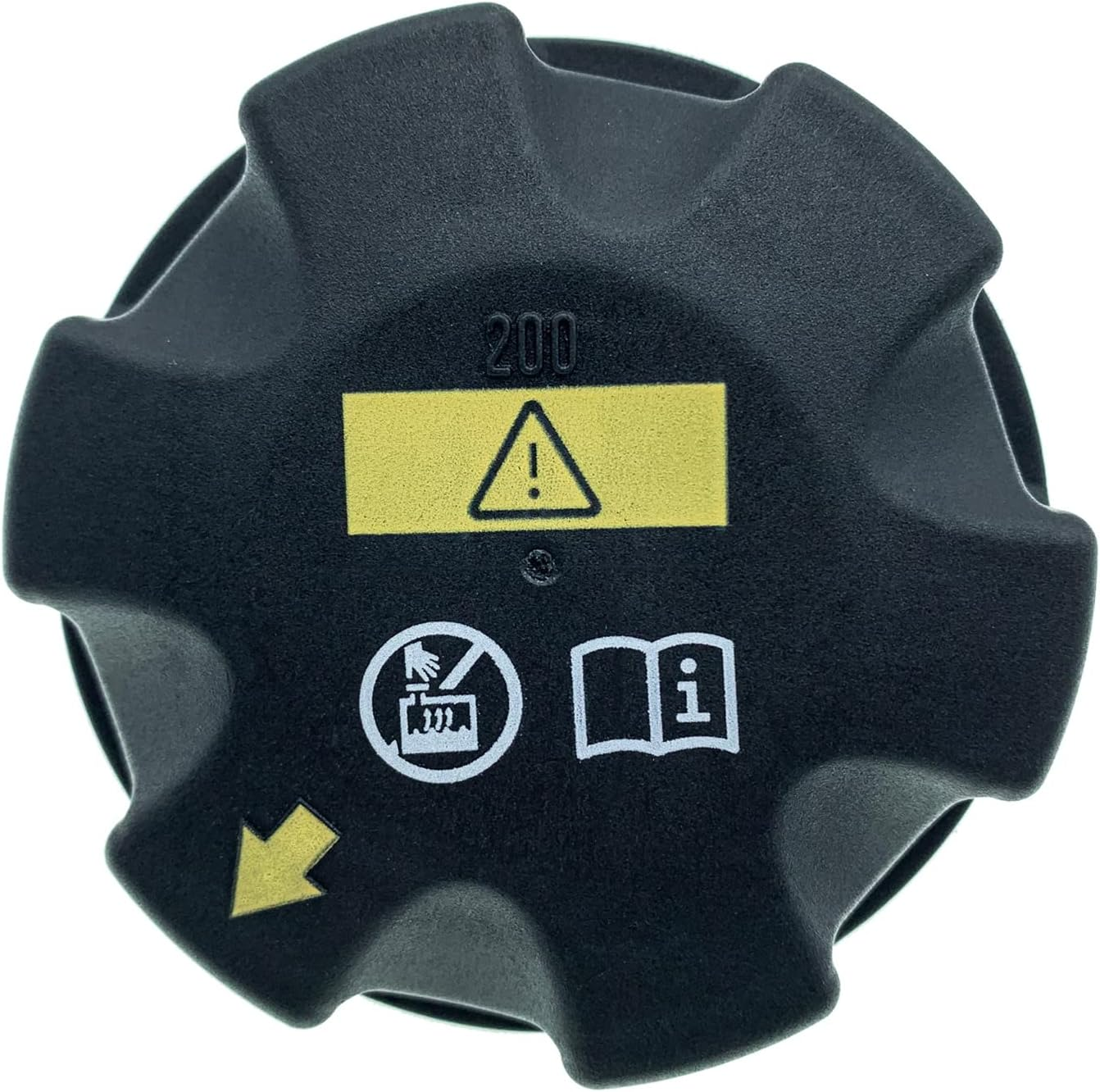 Radiator Expansion Tank Cap,Coolant Reservoir Cap for BMW 525I 528I 530Xi 535Xi 540I 550I 640I 650I 740I 740Li 750I 750Li X5 X6 X7 M2 M3 M4 M5 M6 M8,200 Kpa(2.0Bar) Replace 17117639021 17137516004 image number 1