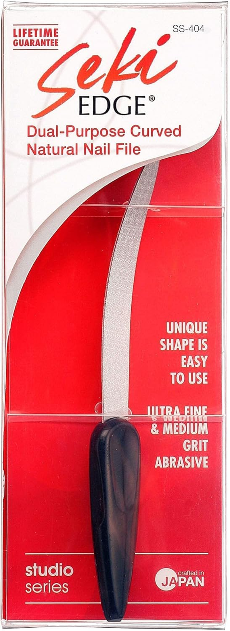 SEKI EDGE SS-404- Curved Natural Nail File image number 3