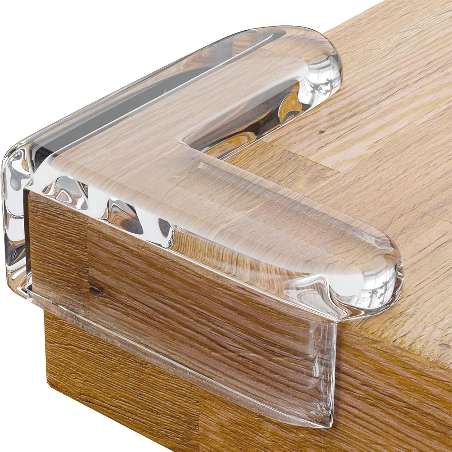 12 Pack Baby Corner Protectors &ndash;Clear L-Shaped Safety Bumpers for Furniture, Tables & Cabinets - Anti-Collision, Transparent & Durable image number 2