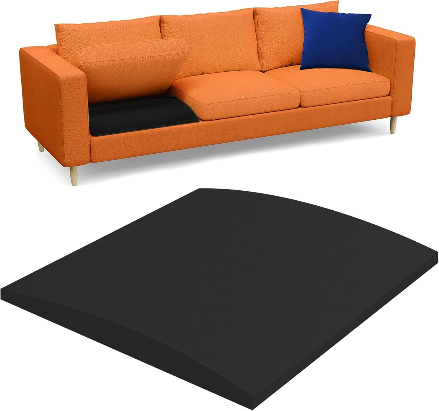 Couch Cushion Support for Sagging Seat &ndash; High-Density Foam Couch Booster, Sofa Seat Lifter under Cushion, Cuttable Upholstery Pad, Furniture Base Restorer &ndash; Set of 1, 55X55Cm image number 4