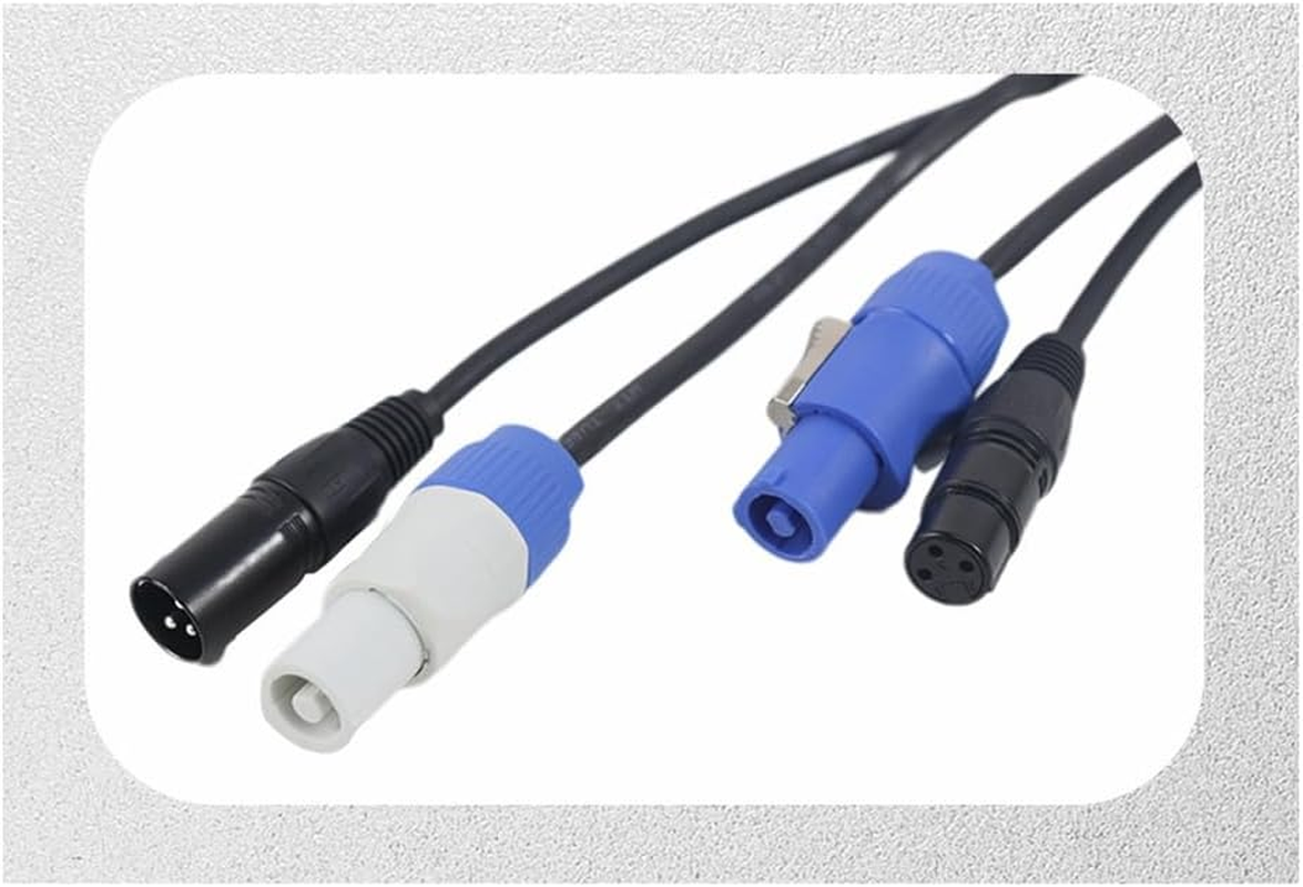 Byttlerom Powercon Cable Combination of Powercon Plug and XLR Signal Line for Light Power Connection Signal Transit(A) image number 4