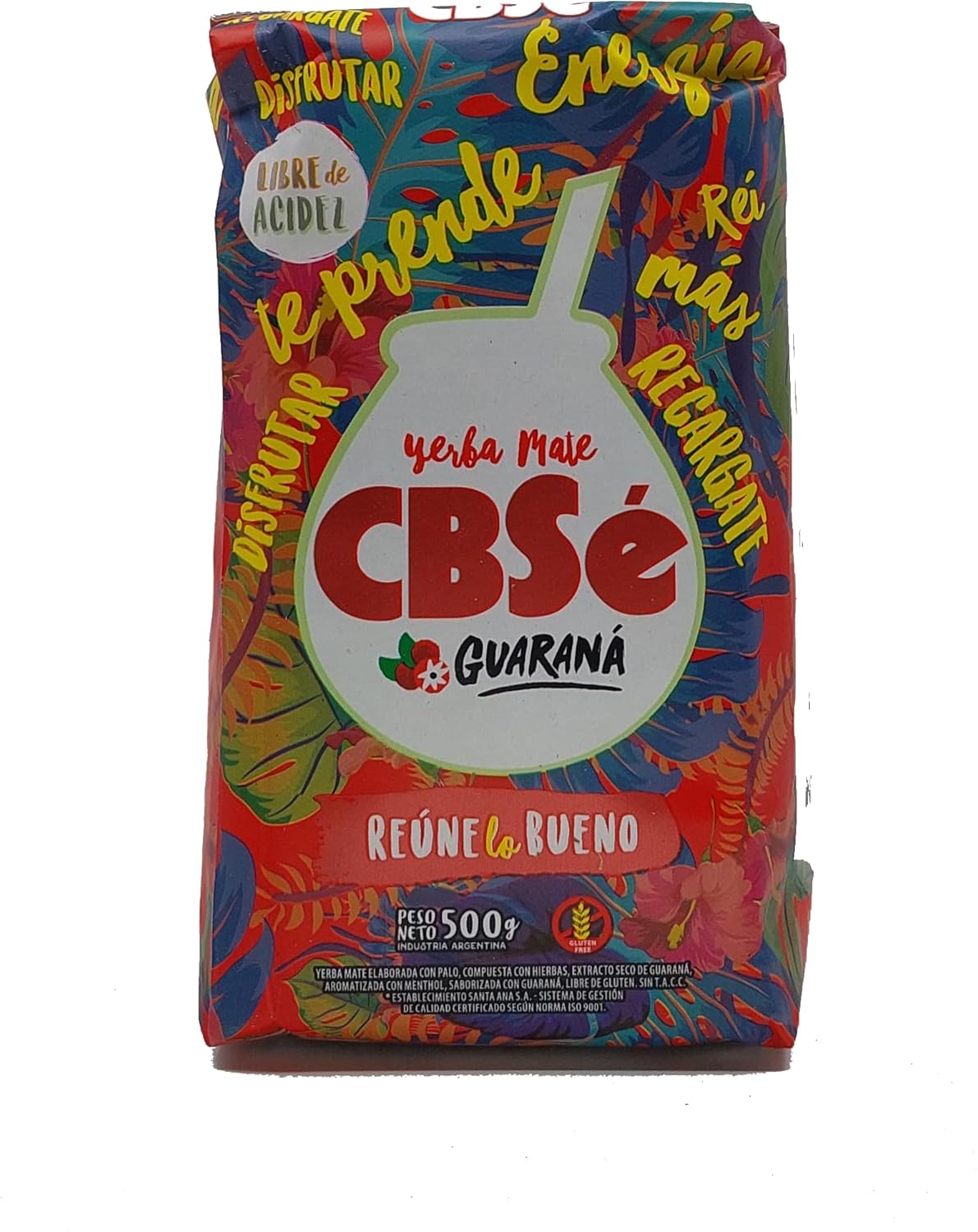 Cbse Yerba Mate Guarana Energy 500G image number 4